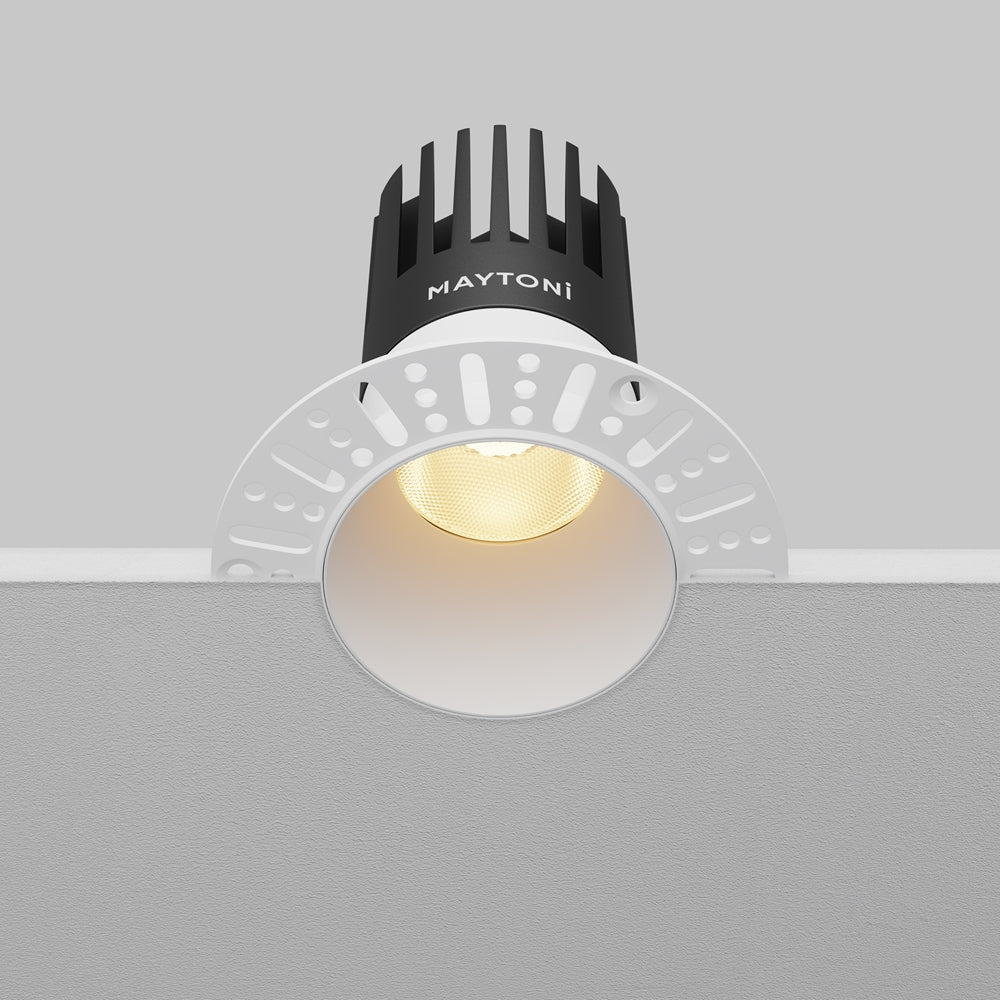 Maytoni downlight Dip LED 50° zapustené kruhové svietidlo biele