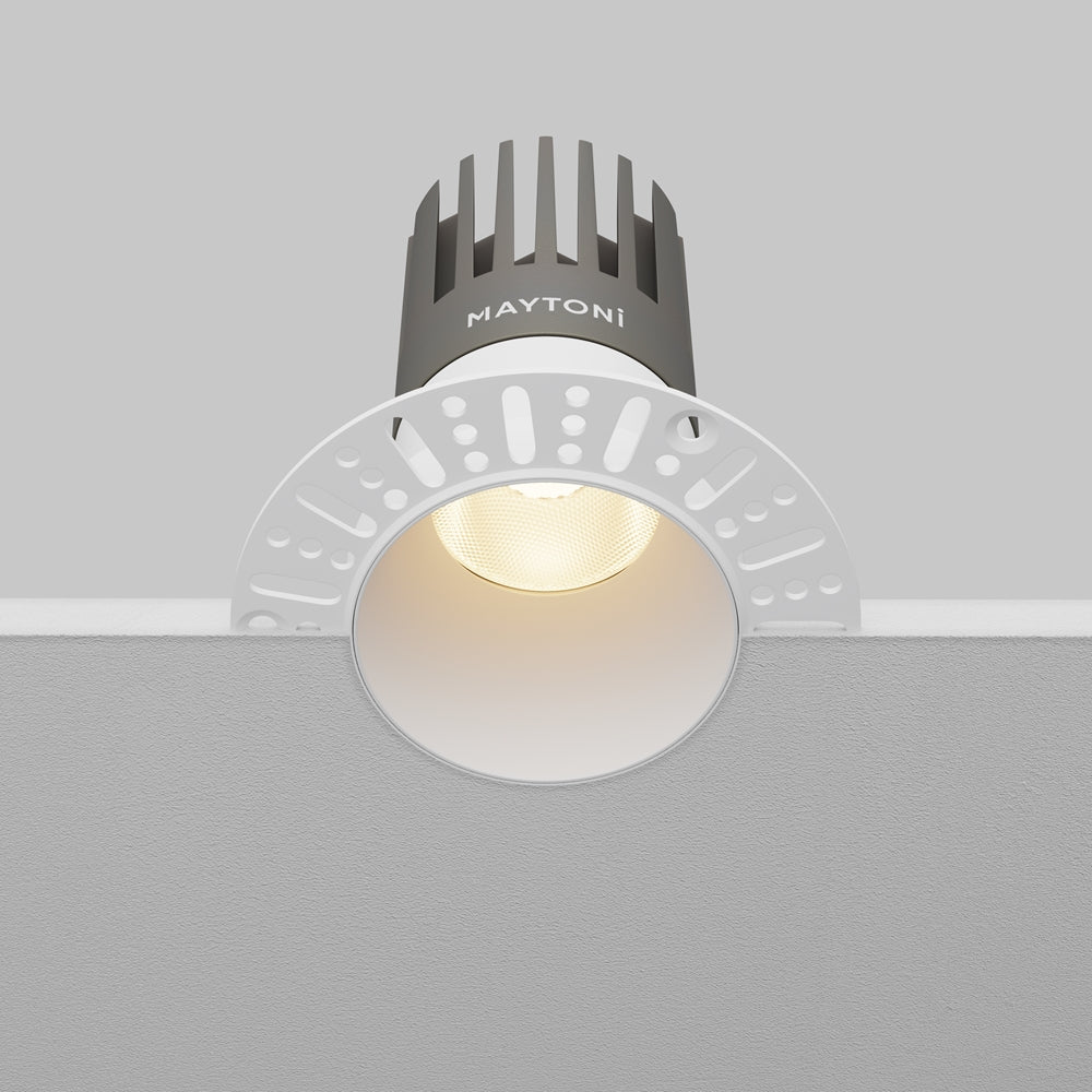 Maytoni downlight Dip LED 50° zapustené kruhové svietidlo biele