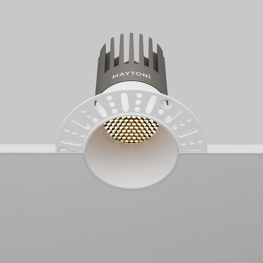 Maytoni downlight Dip LED 50° zapustené kruhové svietidlo biele