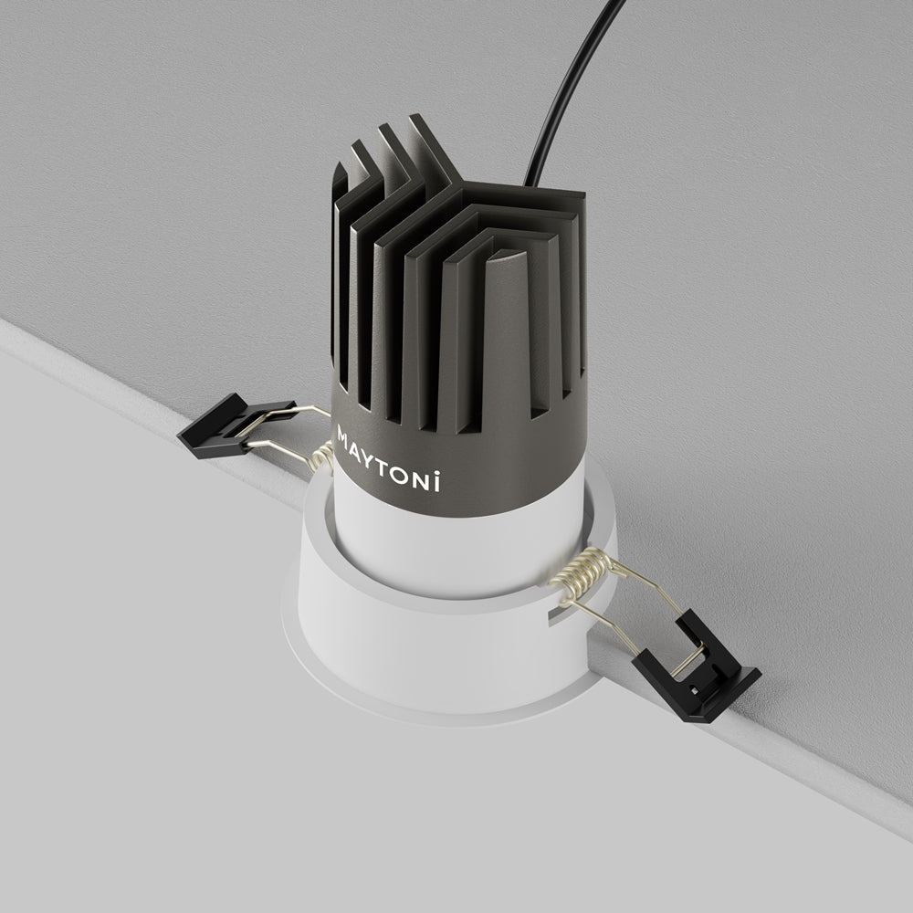 Maytoni downlight Dip LED 50° zapustené kruhové svietidlo biele