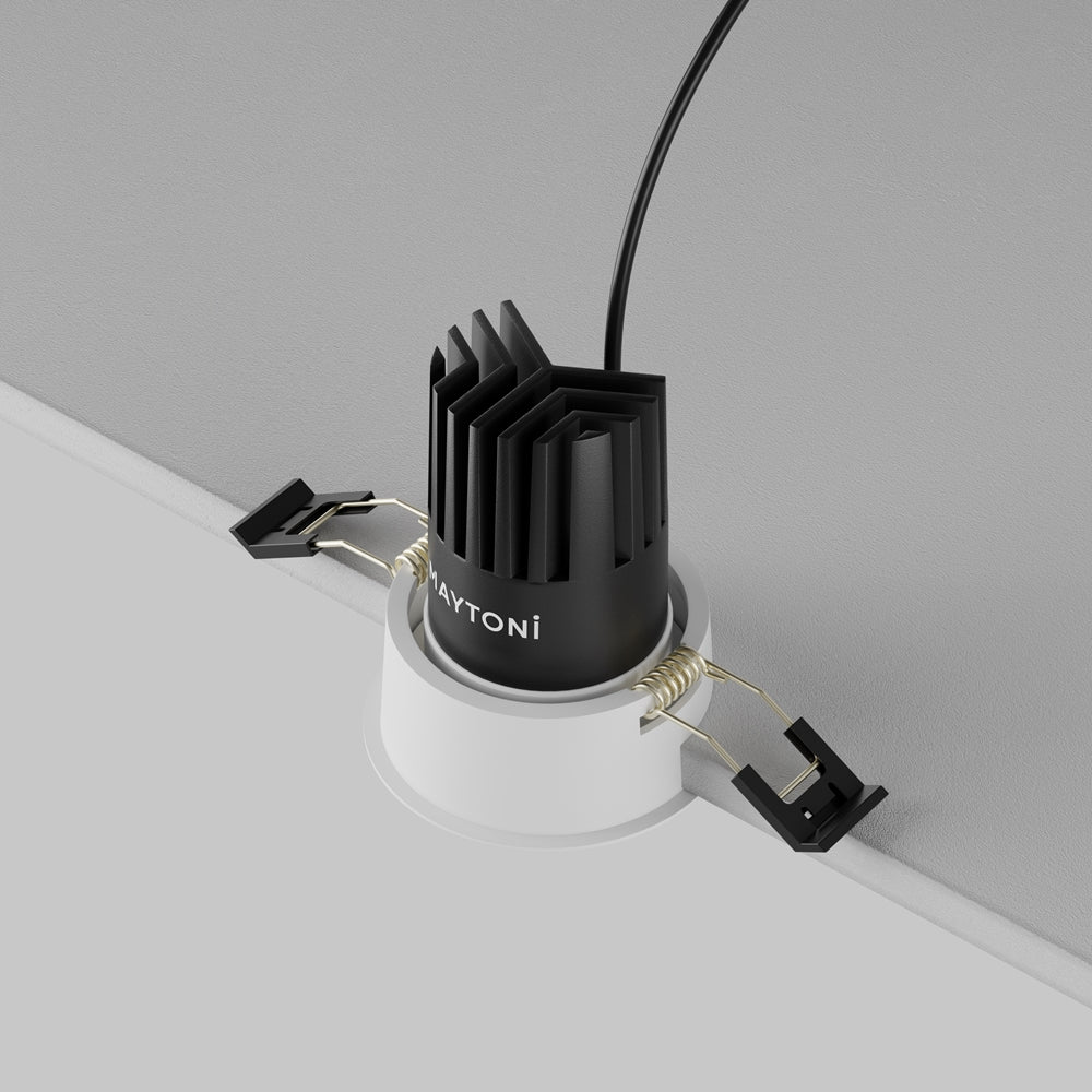 Maytoni downlight Dip LED 50° zapustené kruhové svietidlo biele