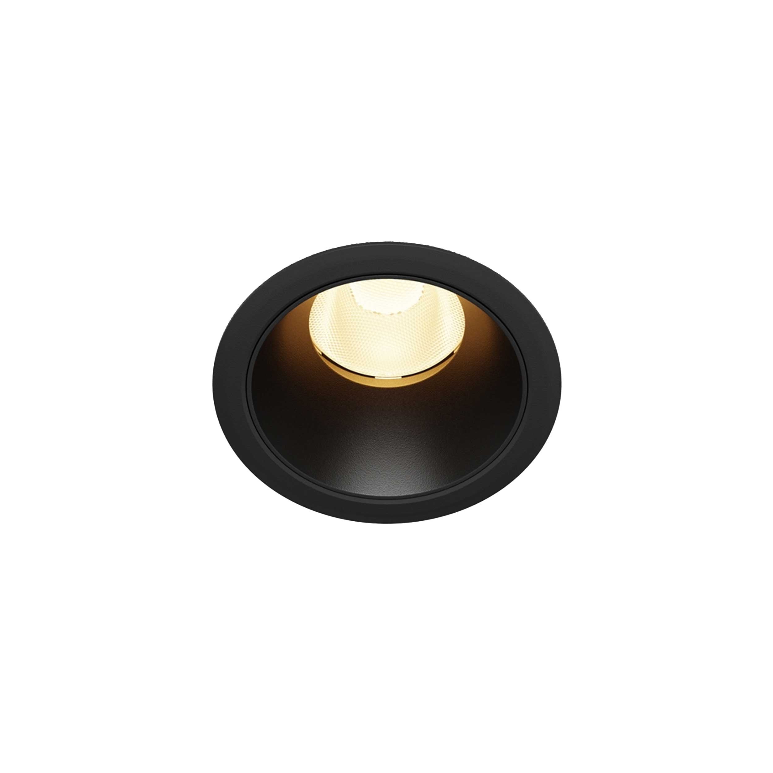 Maytoni downlight Dip LED 50° zapustené kruhové svietidlo čierne
