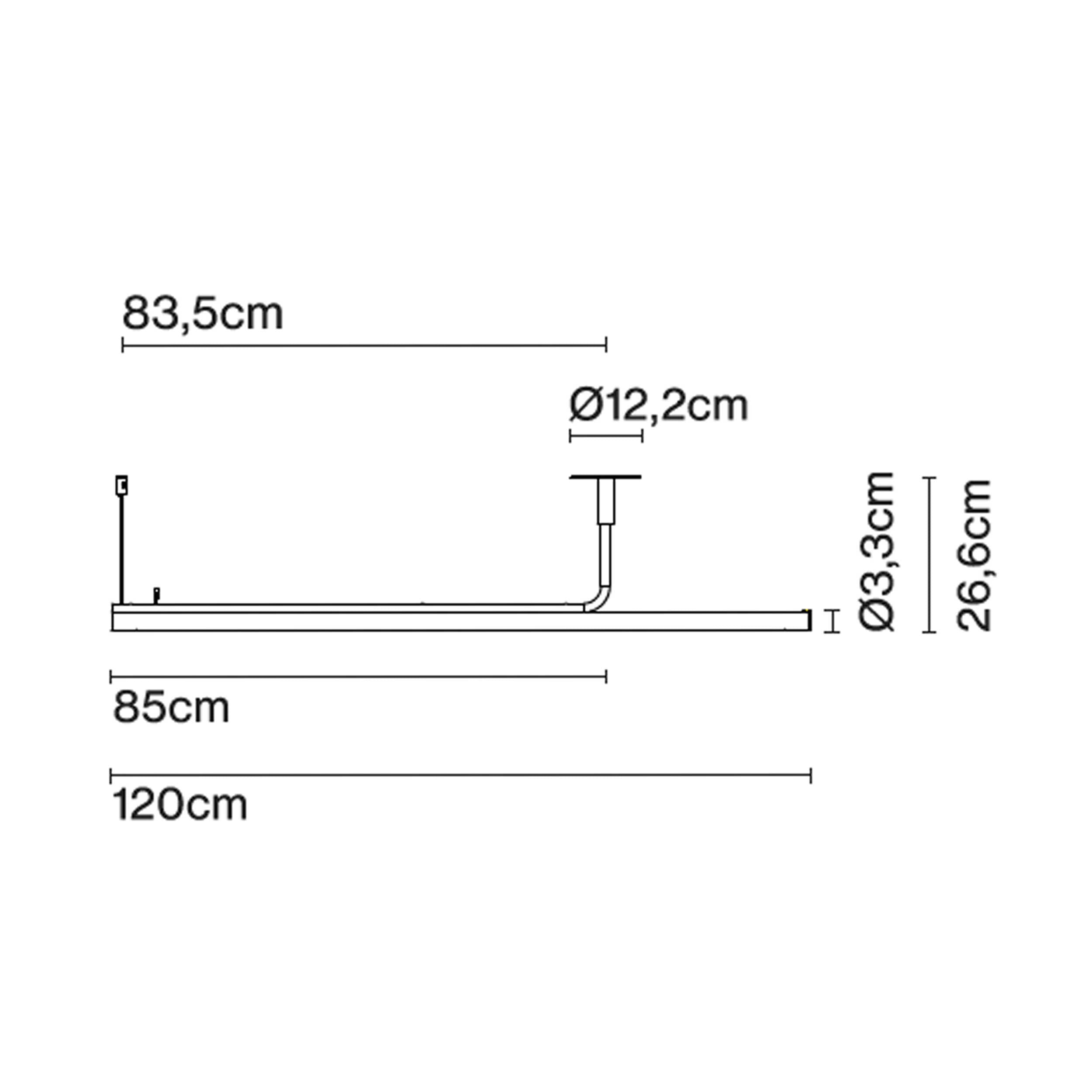 Marset Ambrosia Pro LED RSC 120/180 závesné lineárne svietidlo