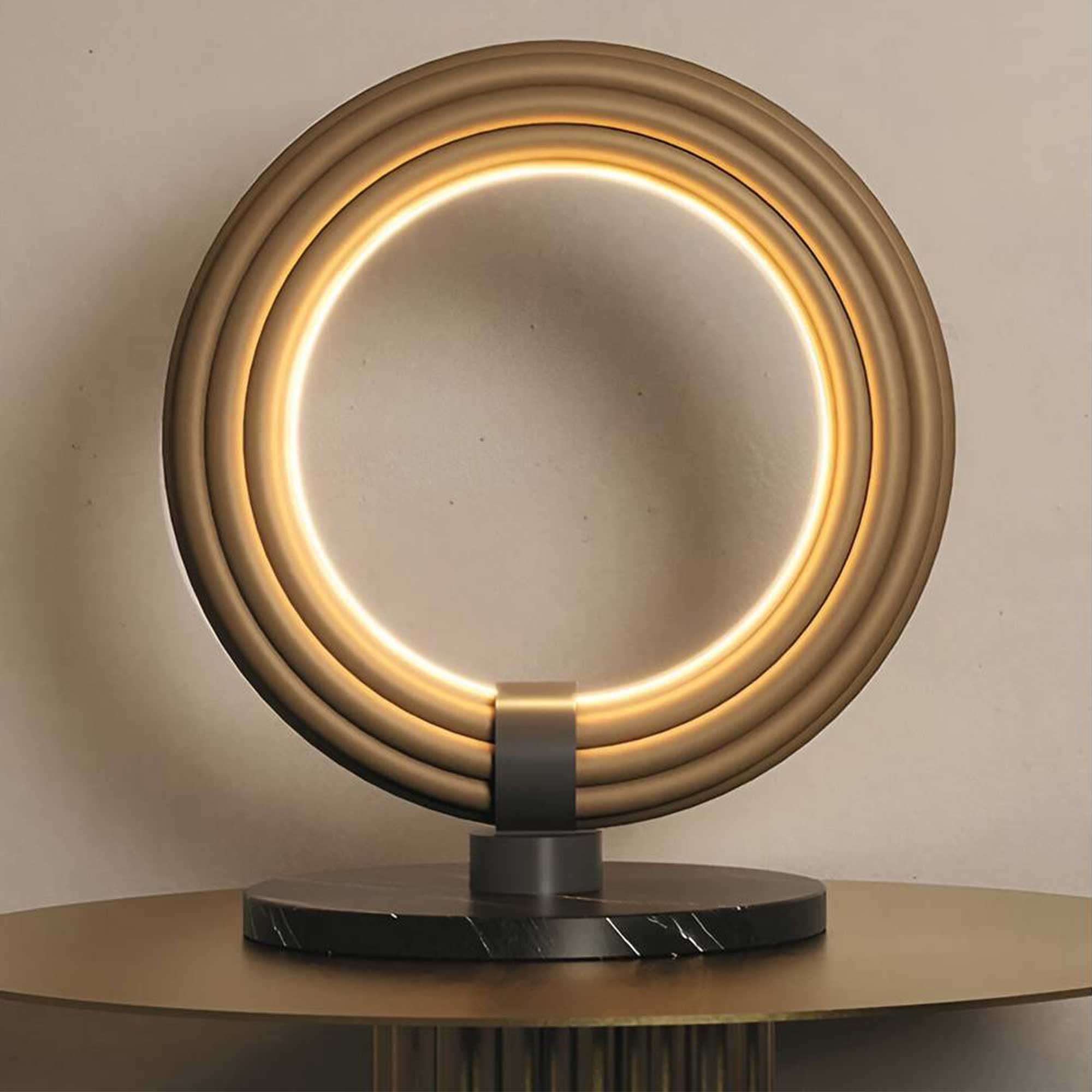 Aromas Elli LED stolní kruhové svítidlo stmívatelné