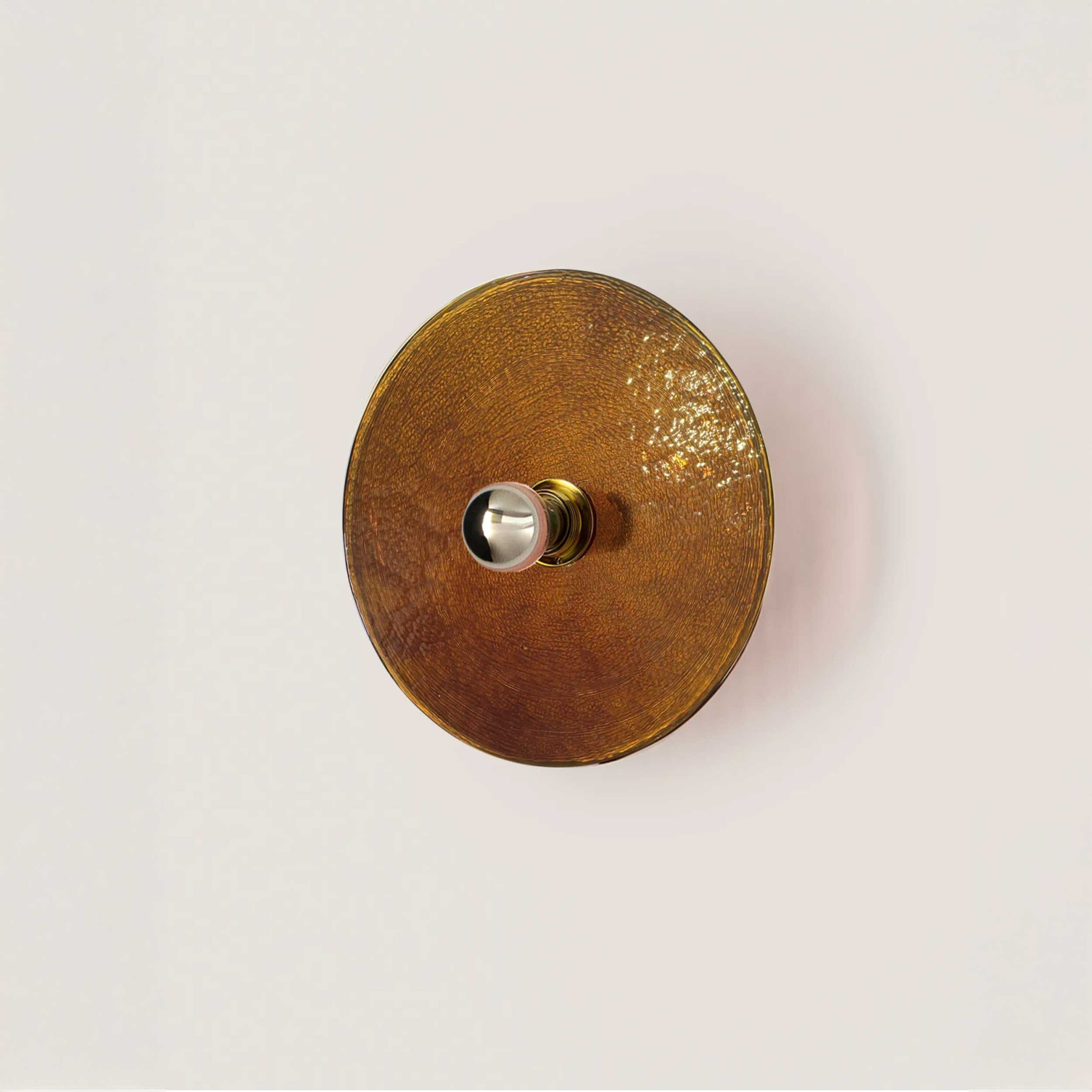 Sklenená nástenná svietidlo Aromas Nold E27