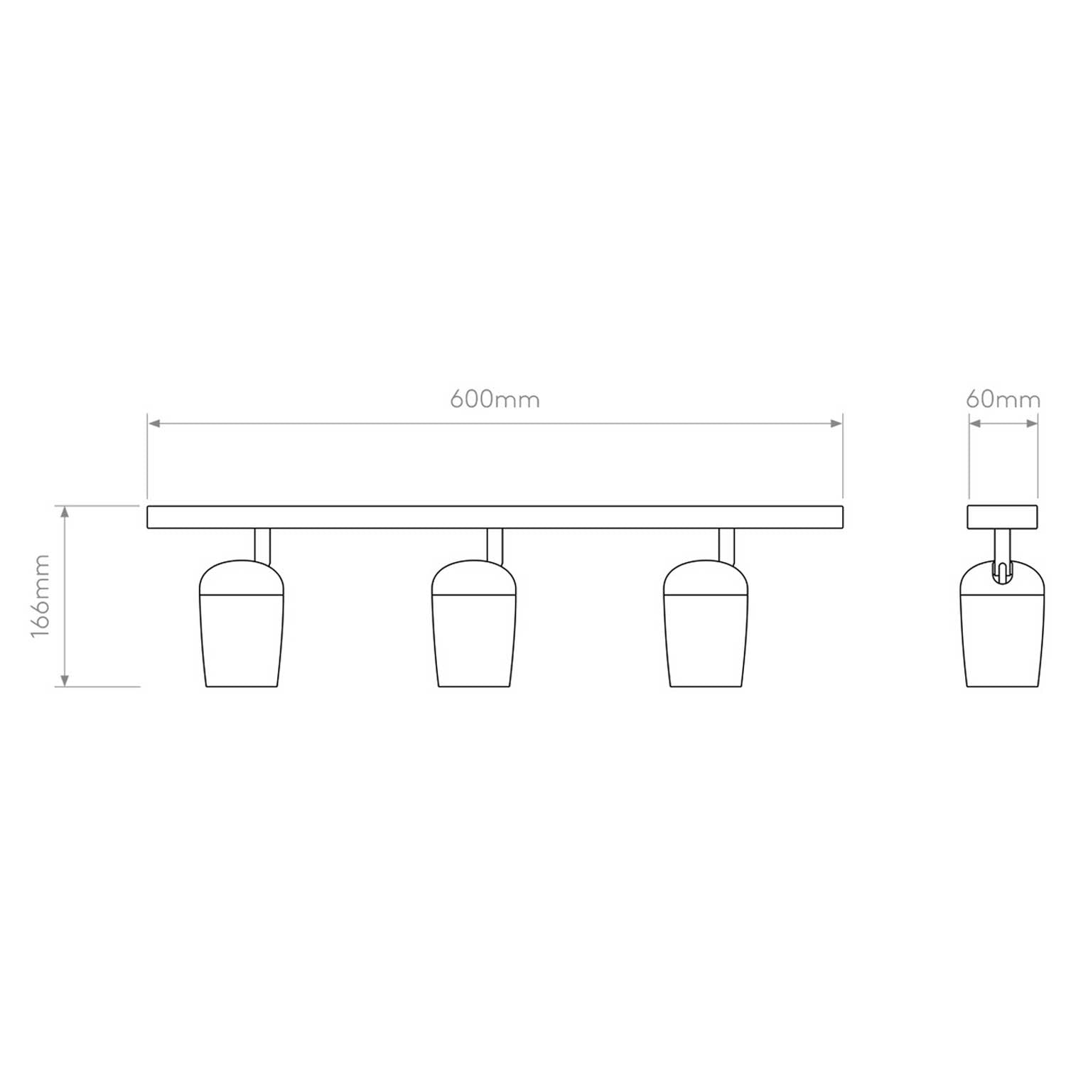 Astro Koto GU10 nastavitelné přisazené svítidlo