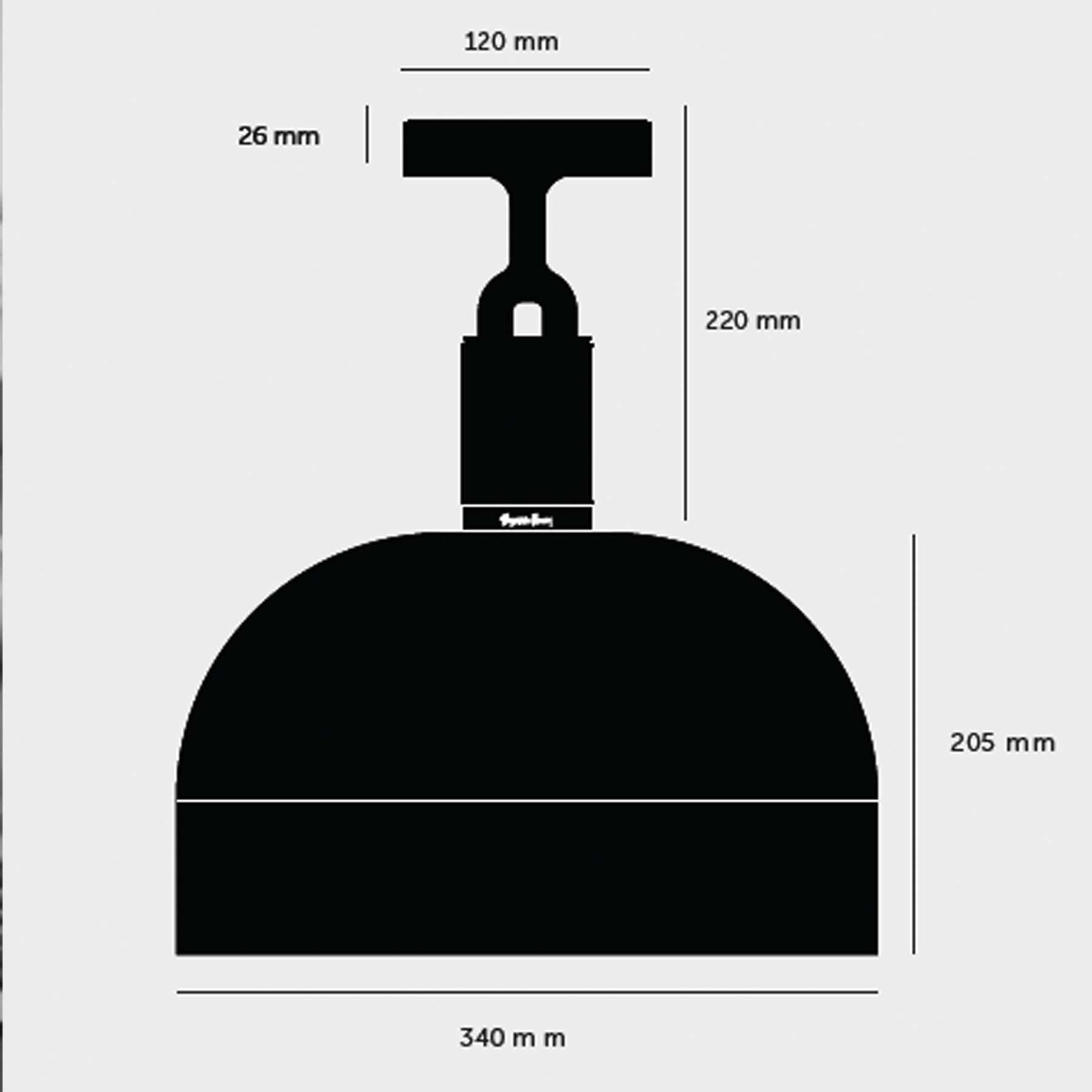 Buster & Punch Forked E27 stropní svítidlo