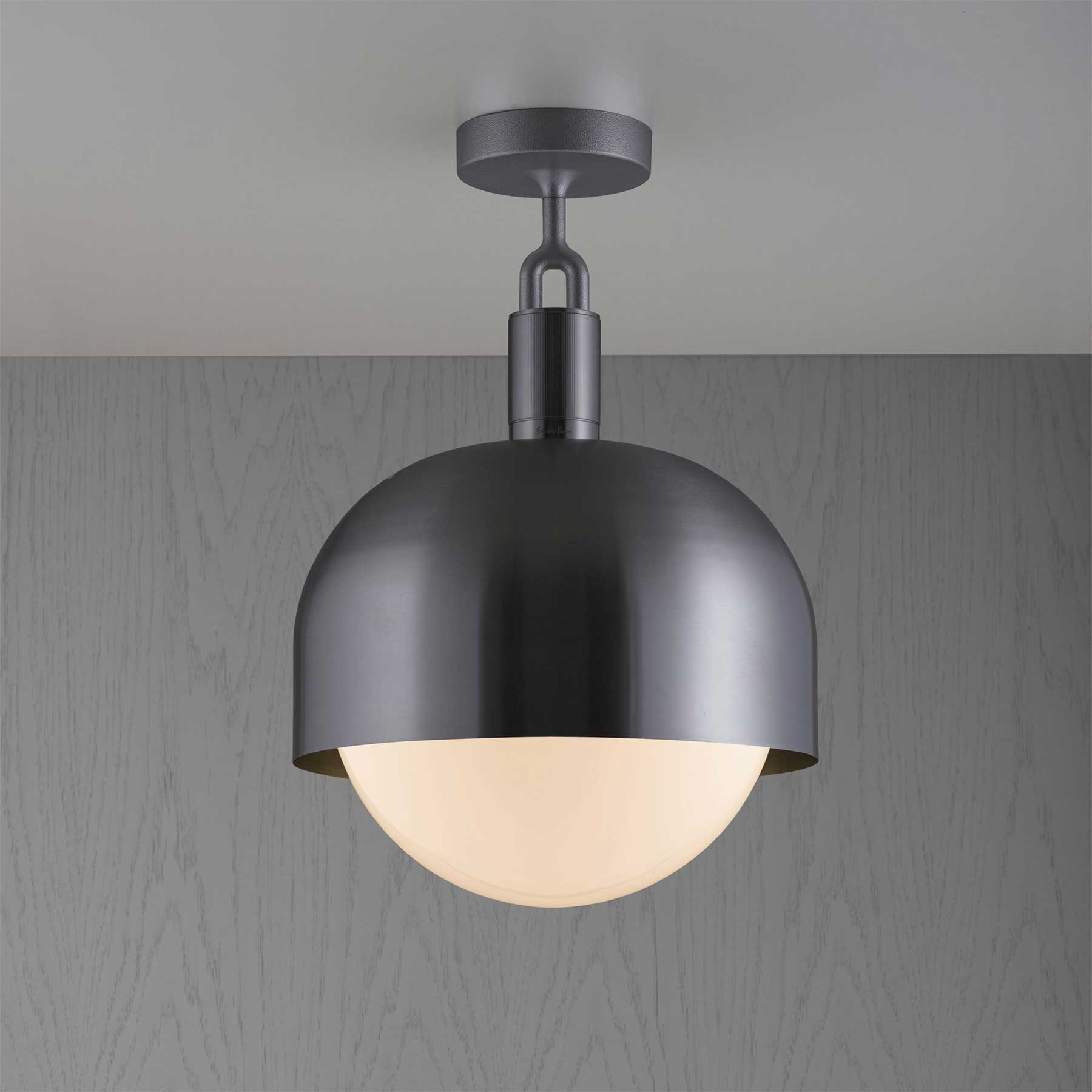 Buster & Punch Forked Globe Shade E27 stropní opálové svítidlo