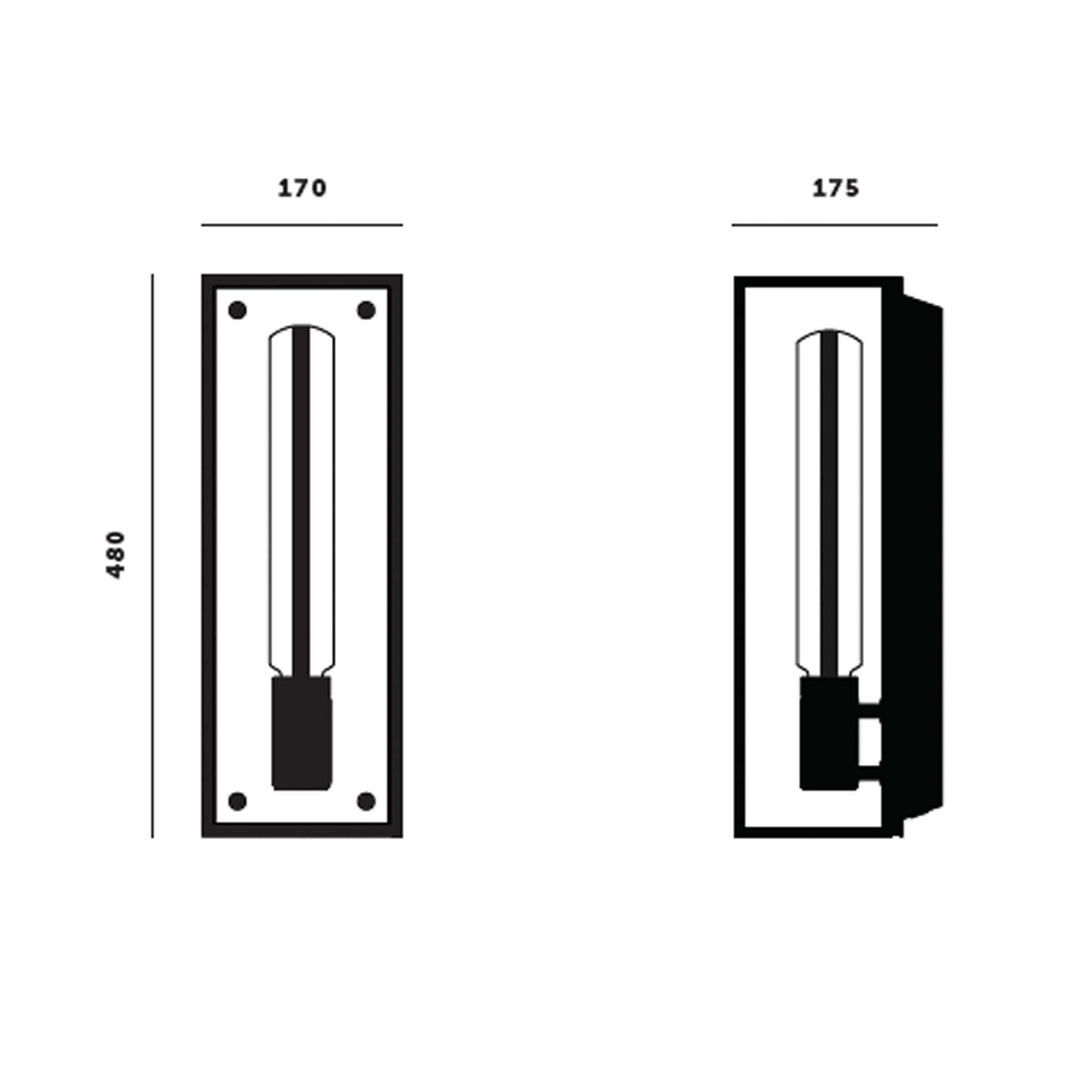 Buster & Punch E27 Caged nástěnné mramorové svítidlo
