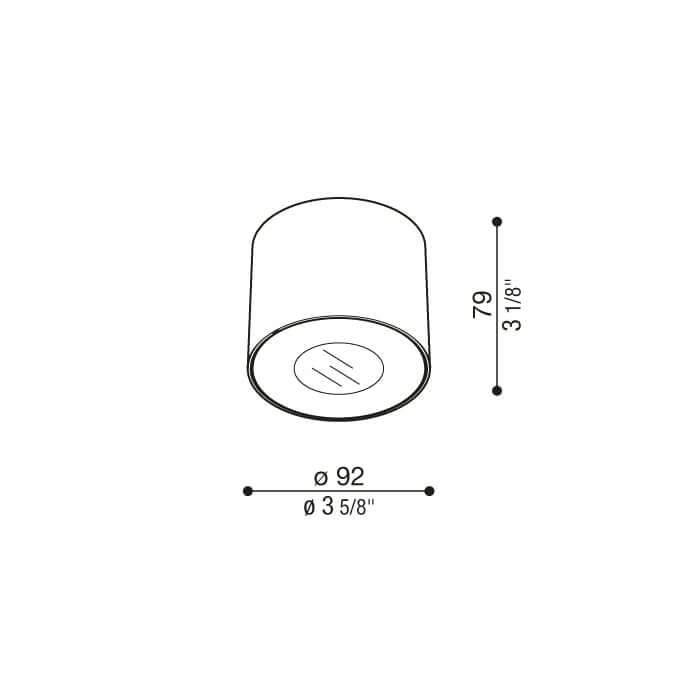 Lombardo Clic Top LED přisazené svítidlo IP65