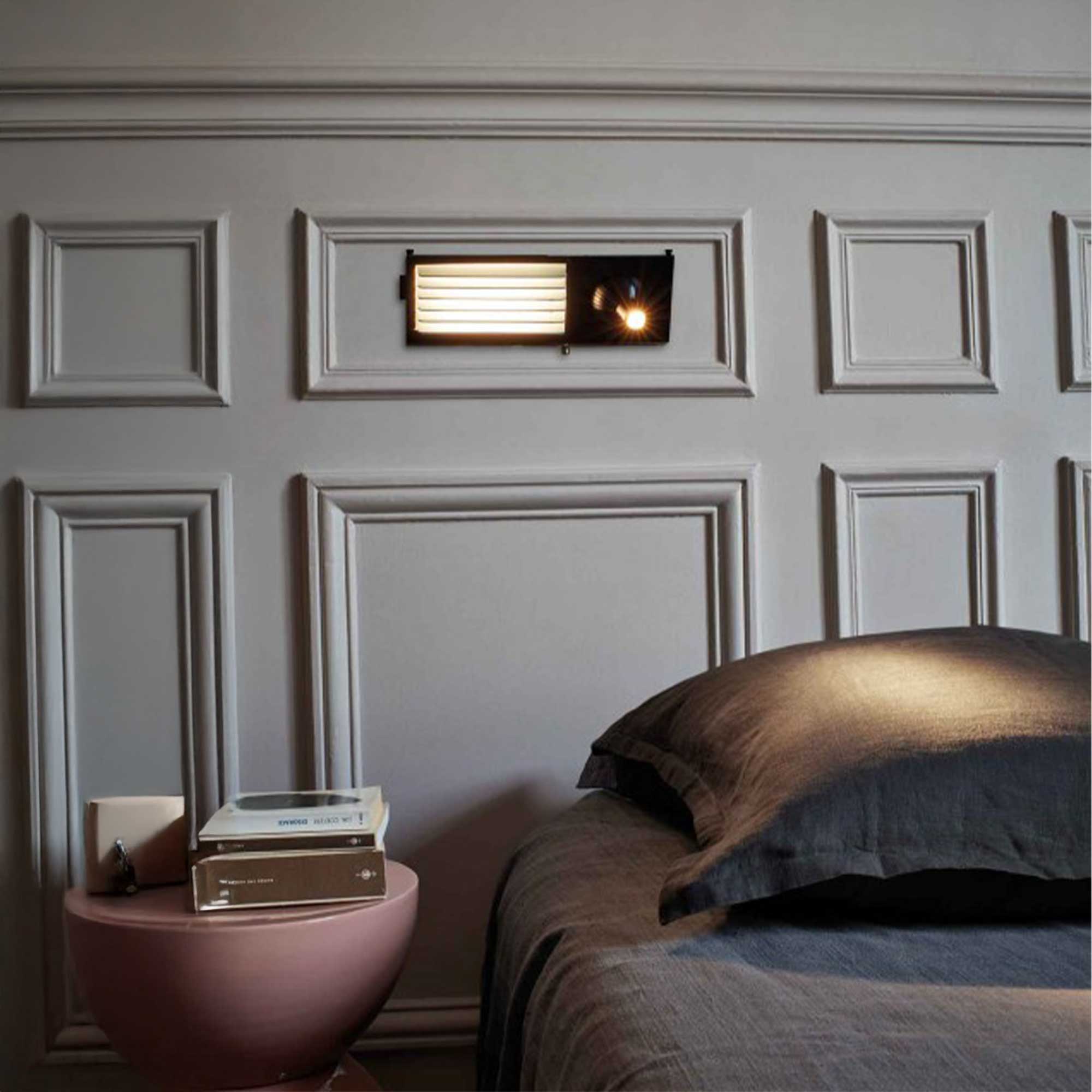 DCW éditions Biny LED nástenné svietidlo posteľ