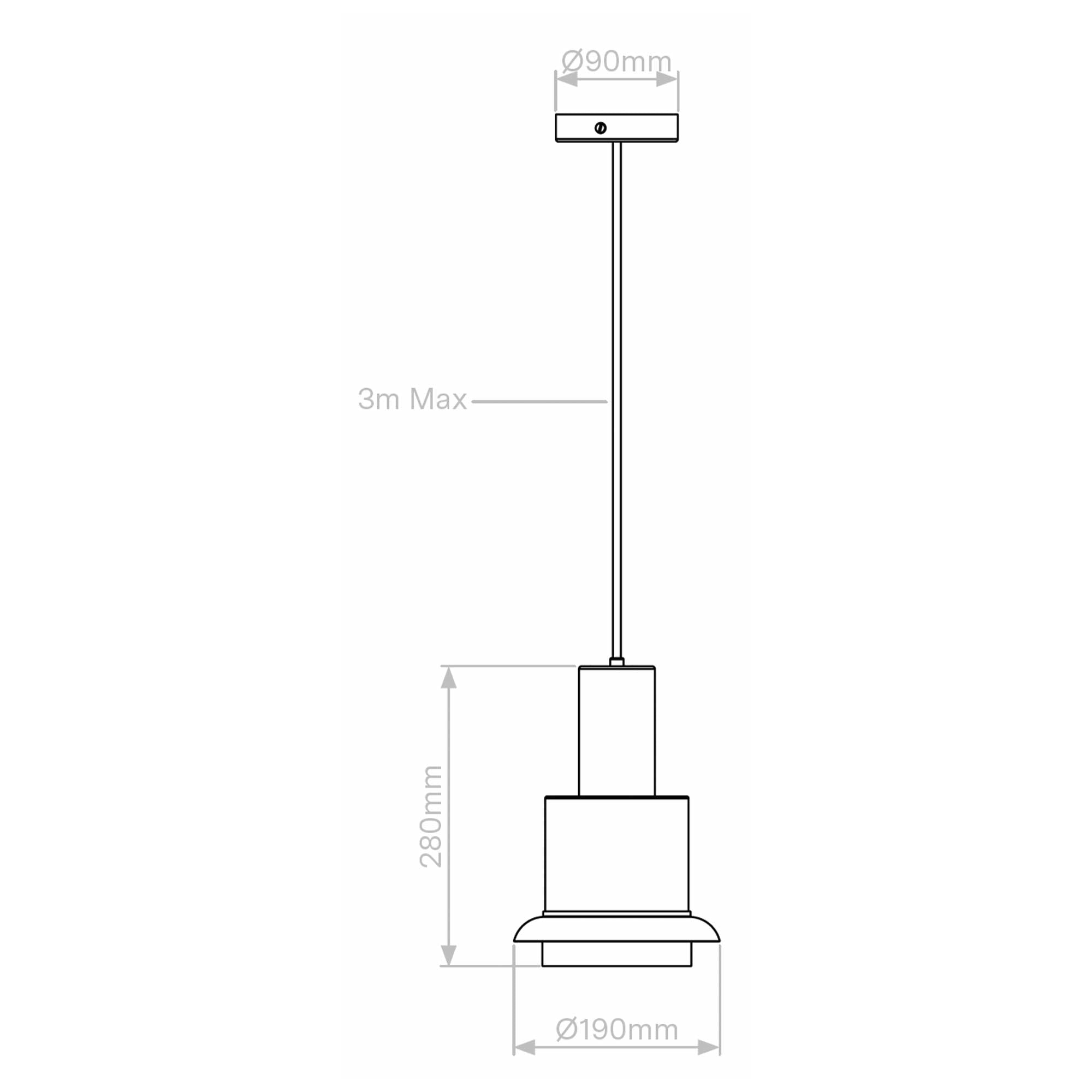 Závesné svietidlo DCW éditions Chaumont L E27