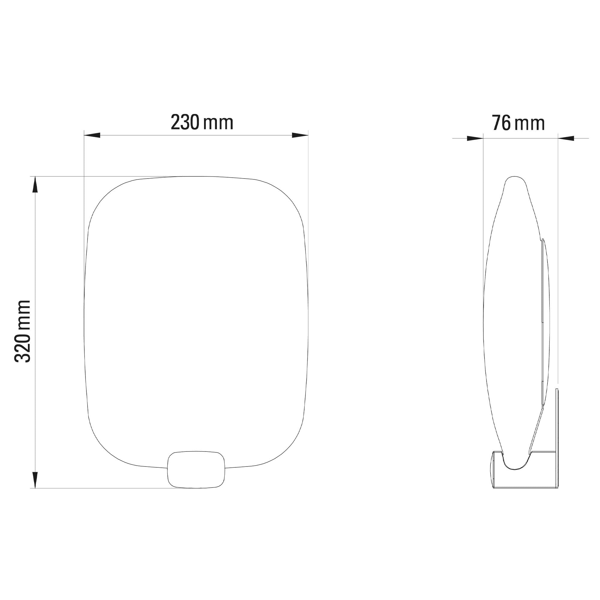 DCW éditions Light Me Tender LED nástenné svietidlo