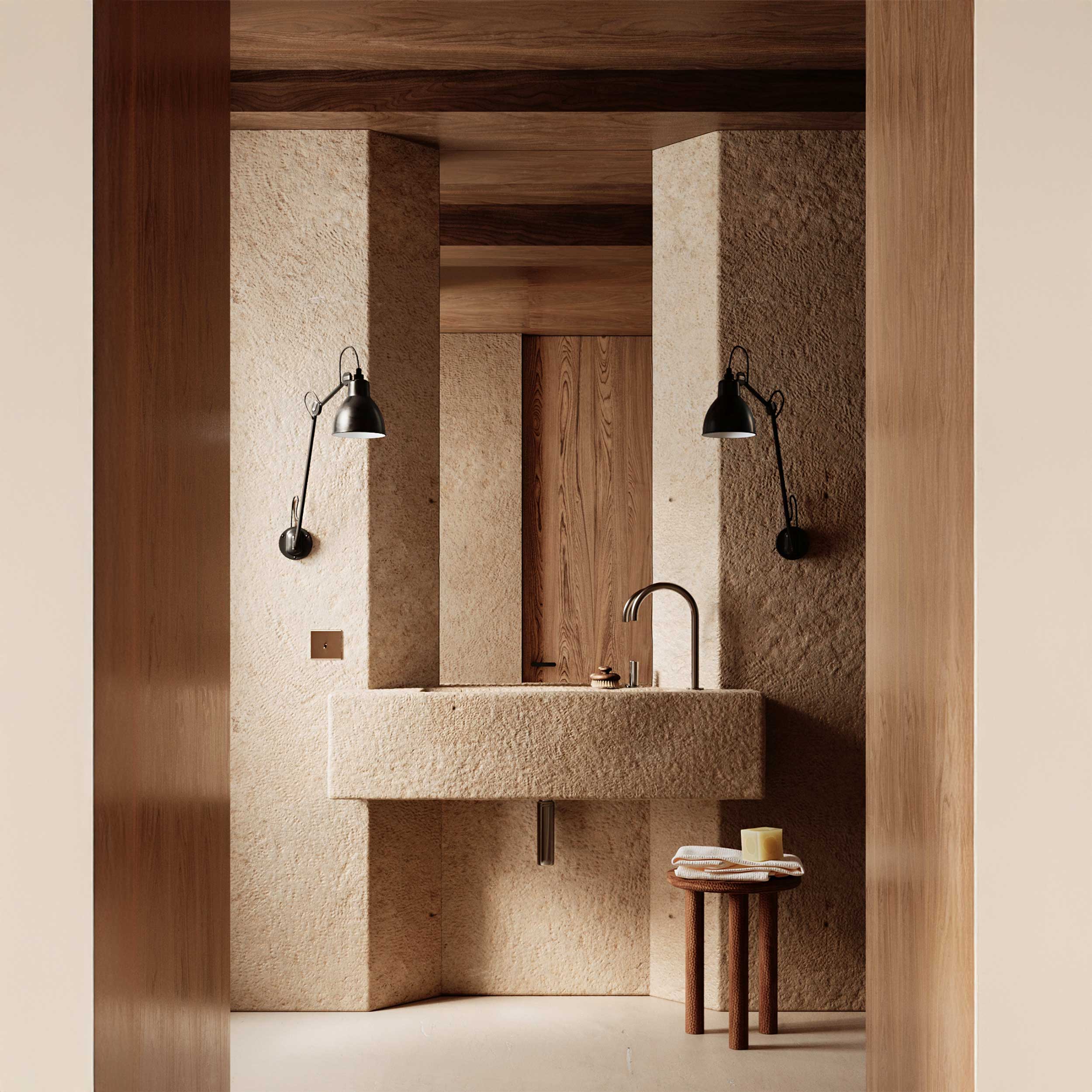 DCW éditions Lampe Gras N°122 E27 kúpeľňové svietidlo IP44