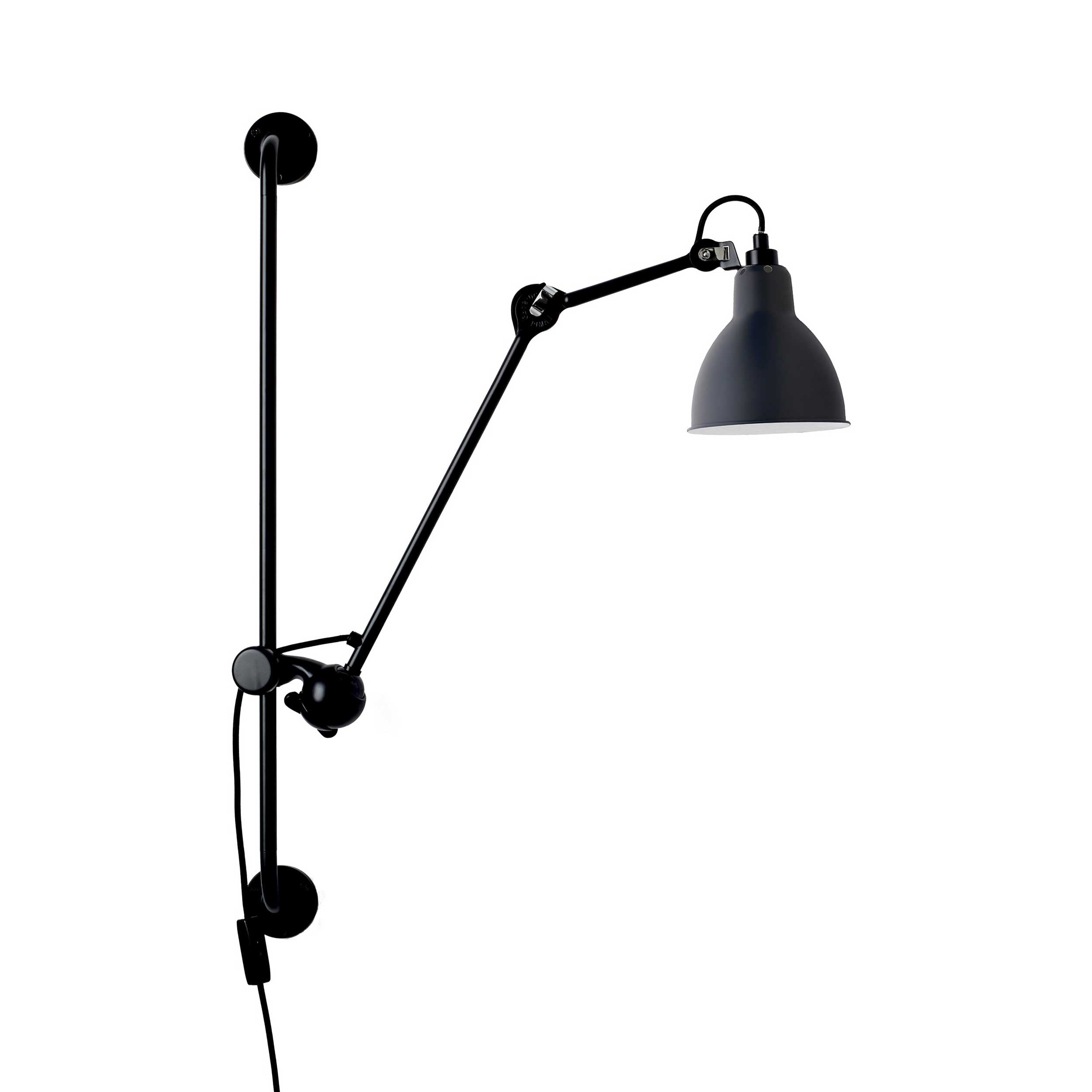 DCW éditions Lampe Gras N°210 E14 nástenné svietidlo s vypínačom