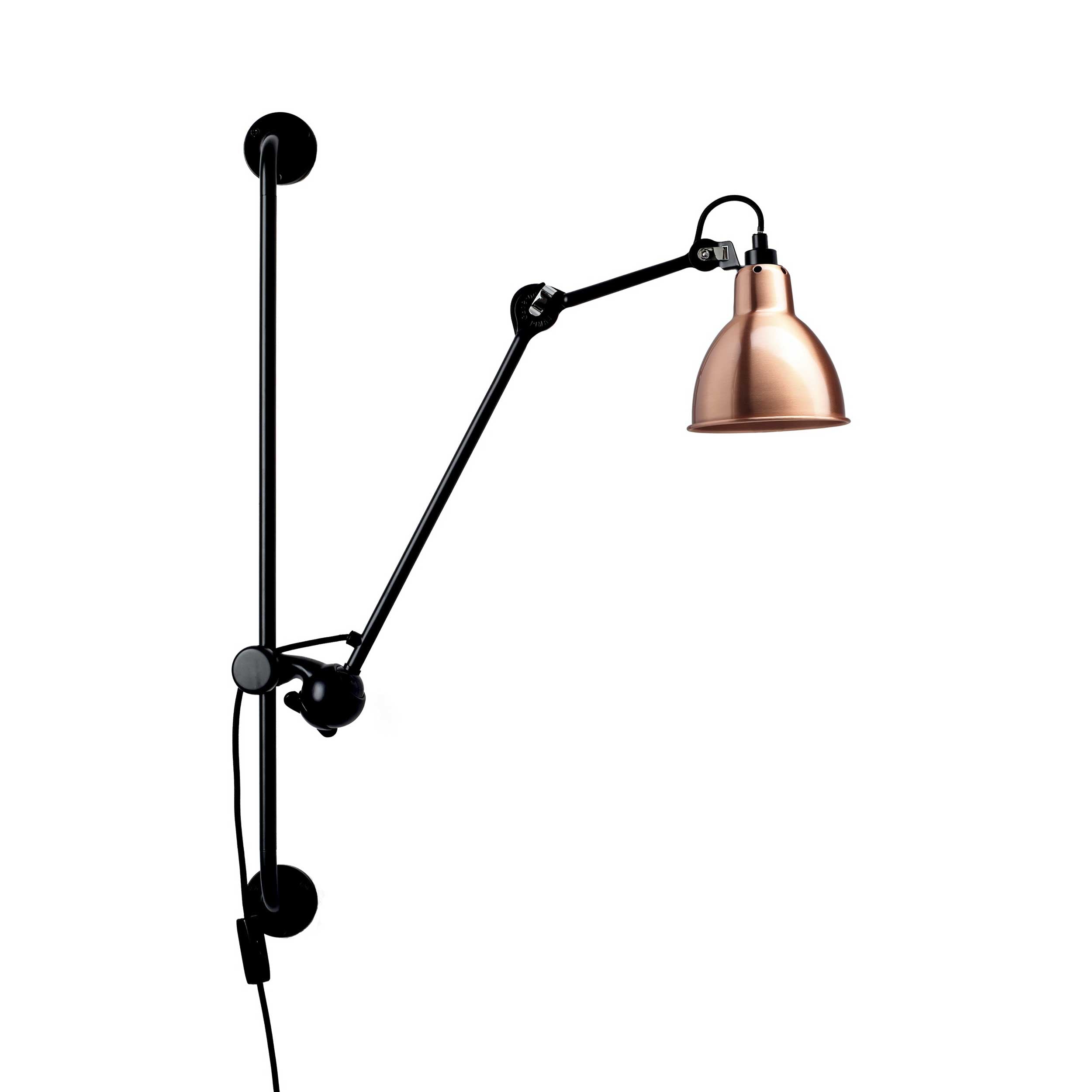 DCW éditions Lampe Gras N°210 E14 nástenné svietidlo s vypínačom