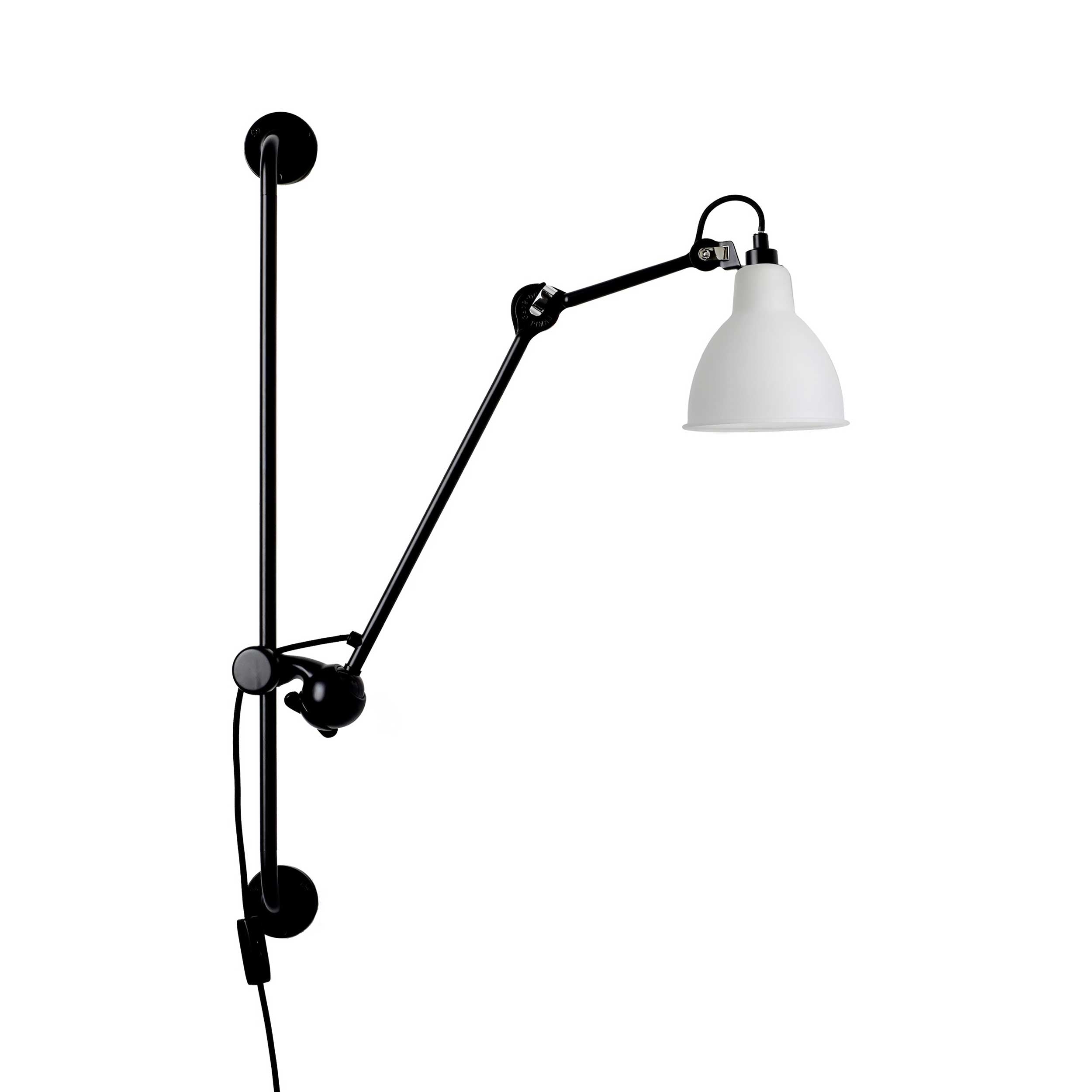 DCW éditions Lampe Gras N°210 E14 nástenné svietidlo s vypínačom