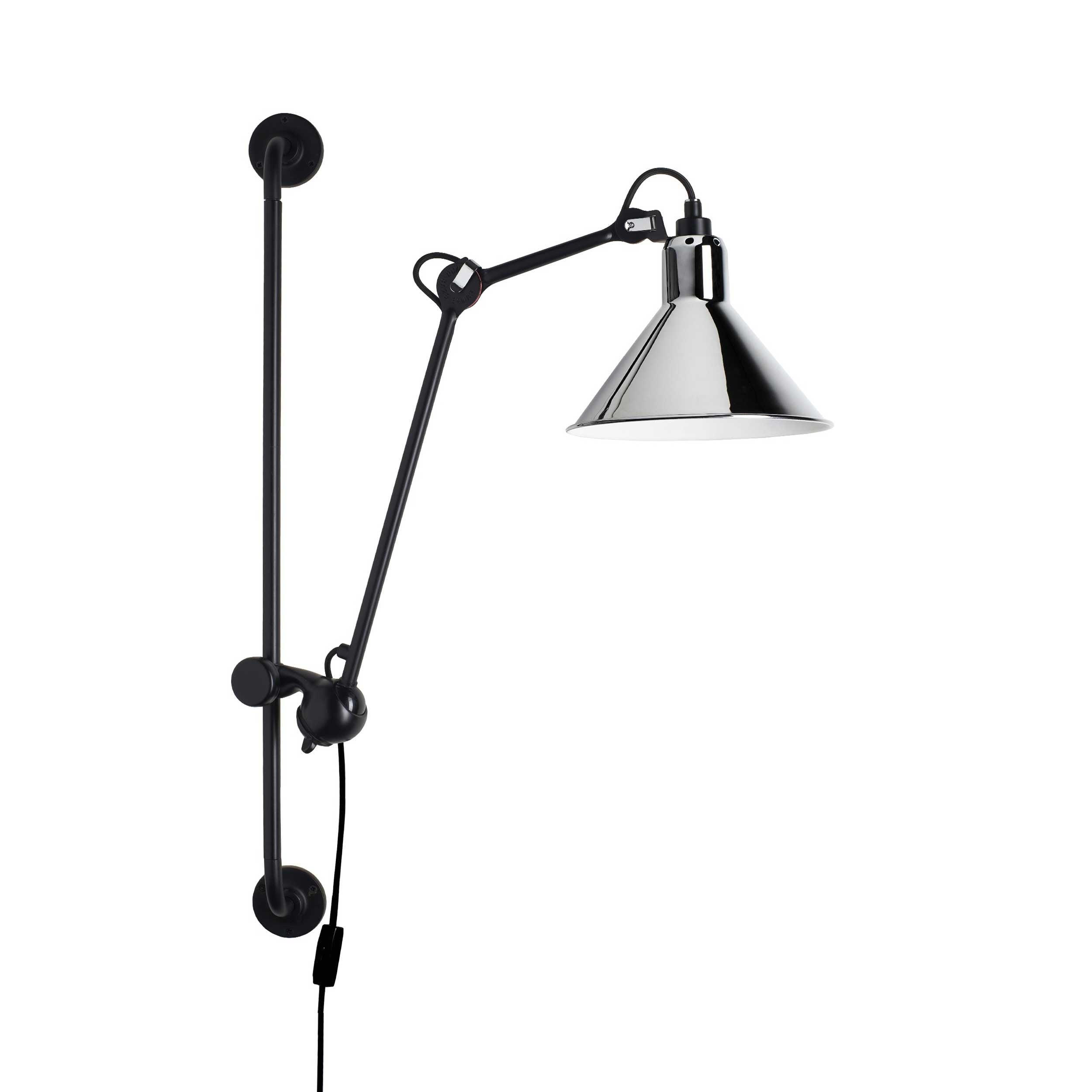 DCW éditions Lampe Gras N°210 E14 nástenné svietidlo s vypínačom