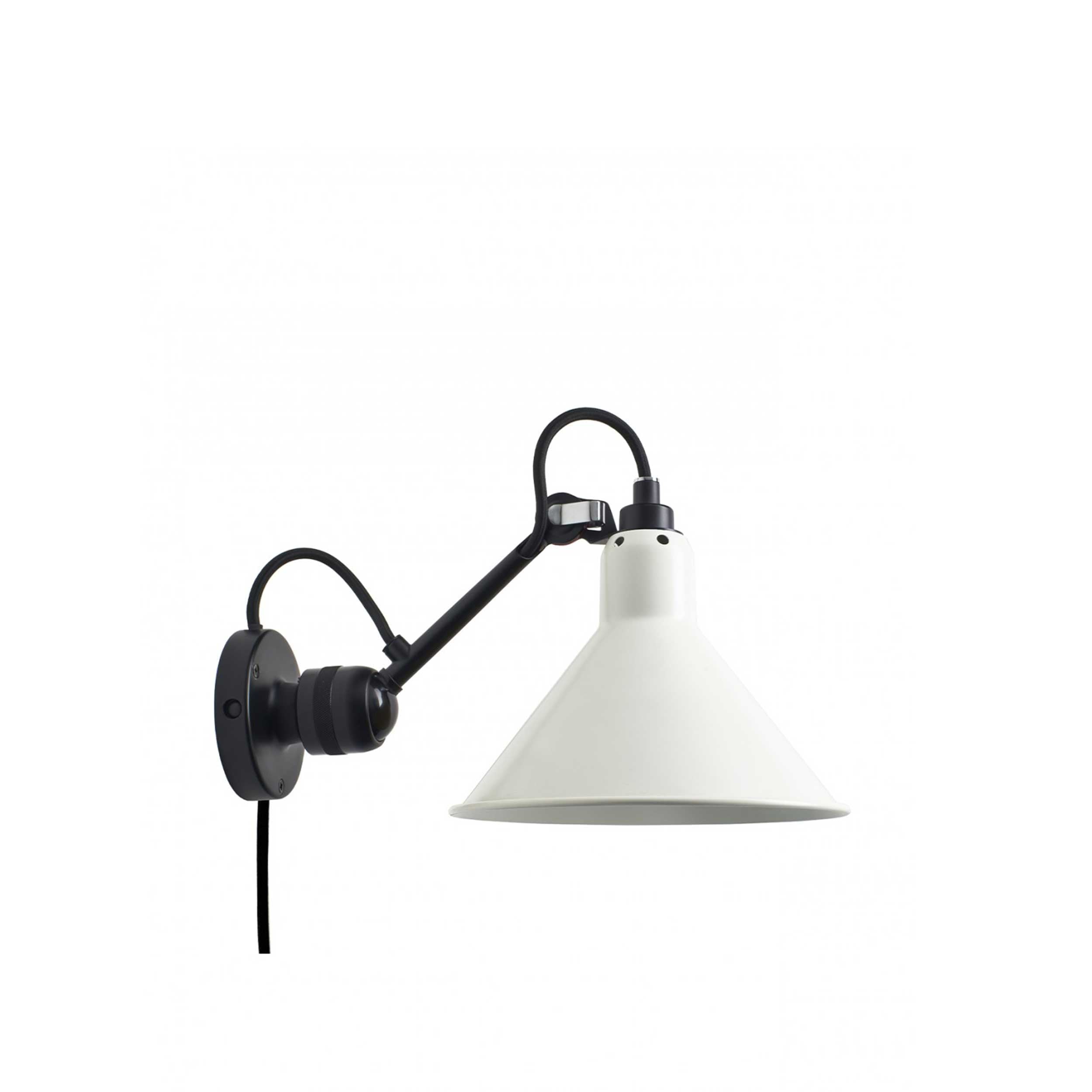 DCW éditions Lampe Gras N°304 E14 nástenná svietidlo čierna