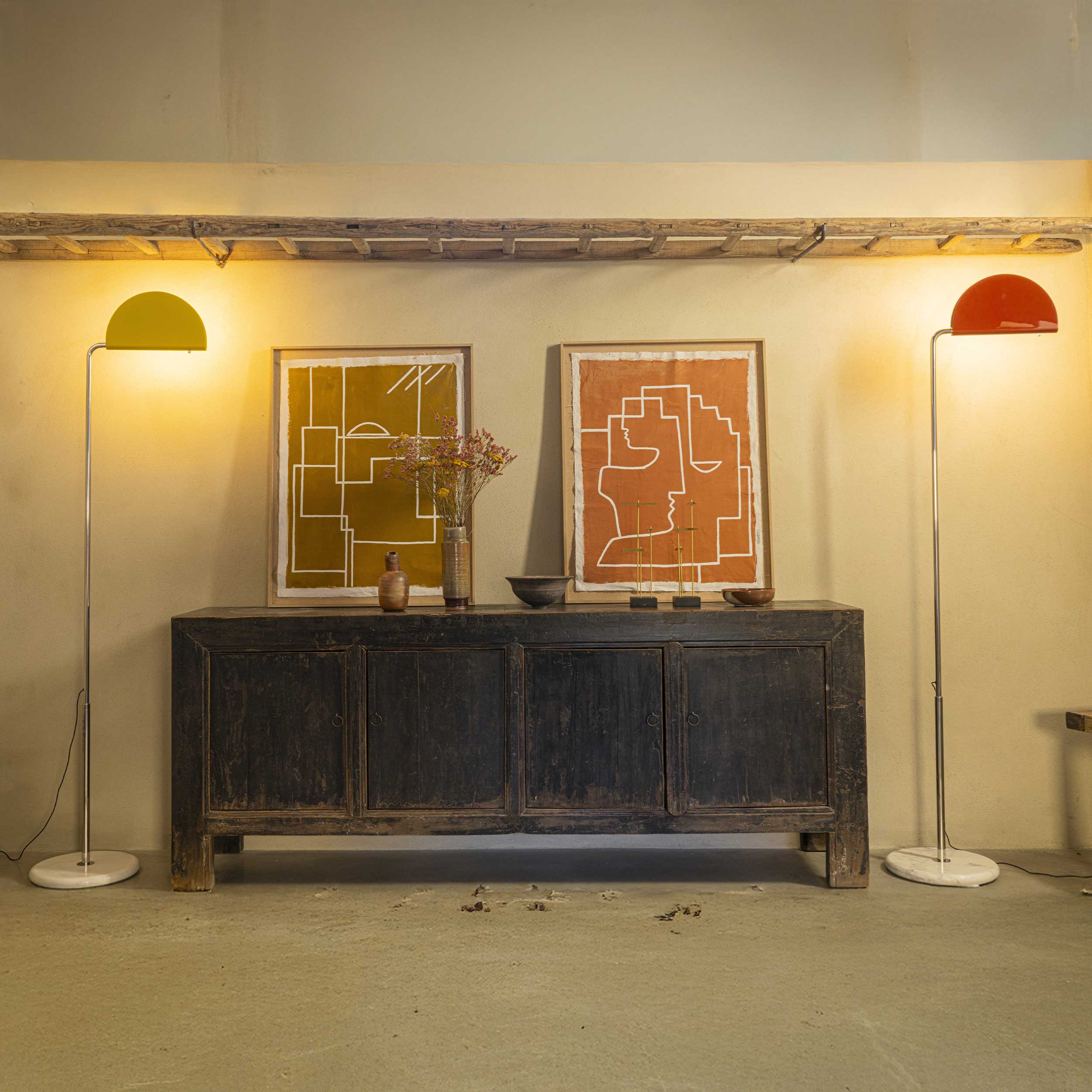 stojanová svietidlo LED DCW éditions Mezzaluna