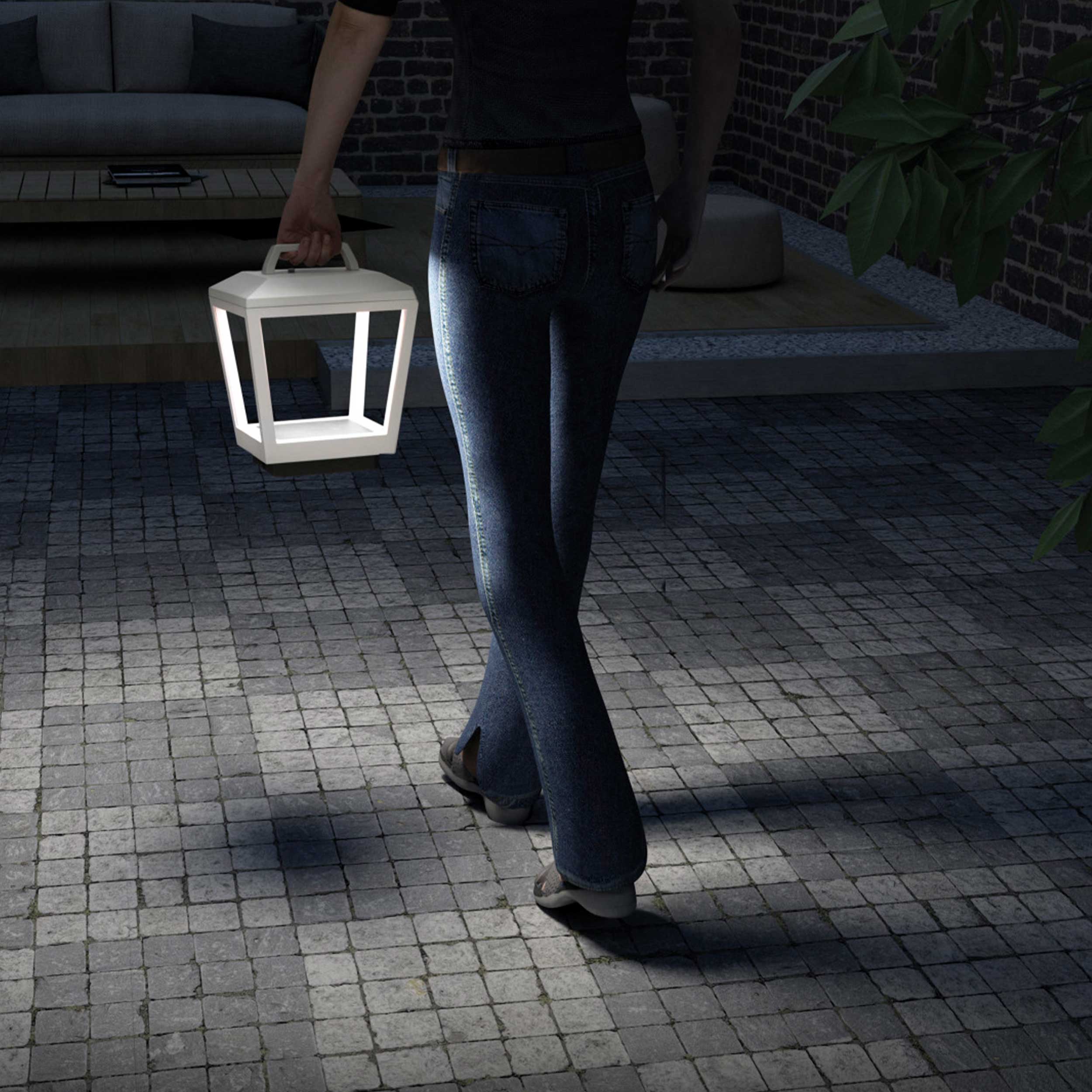 Dopo Bled LED prenosná lampa biela