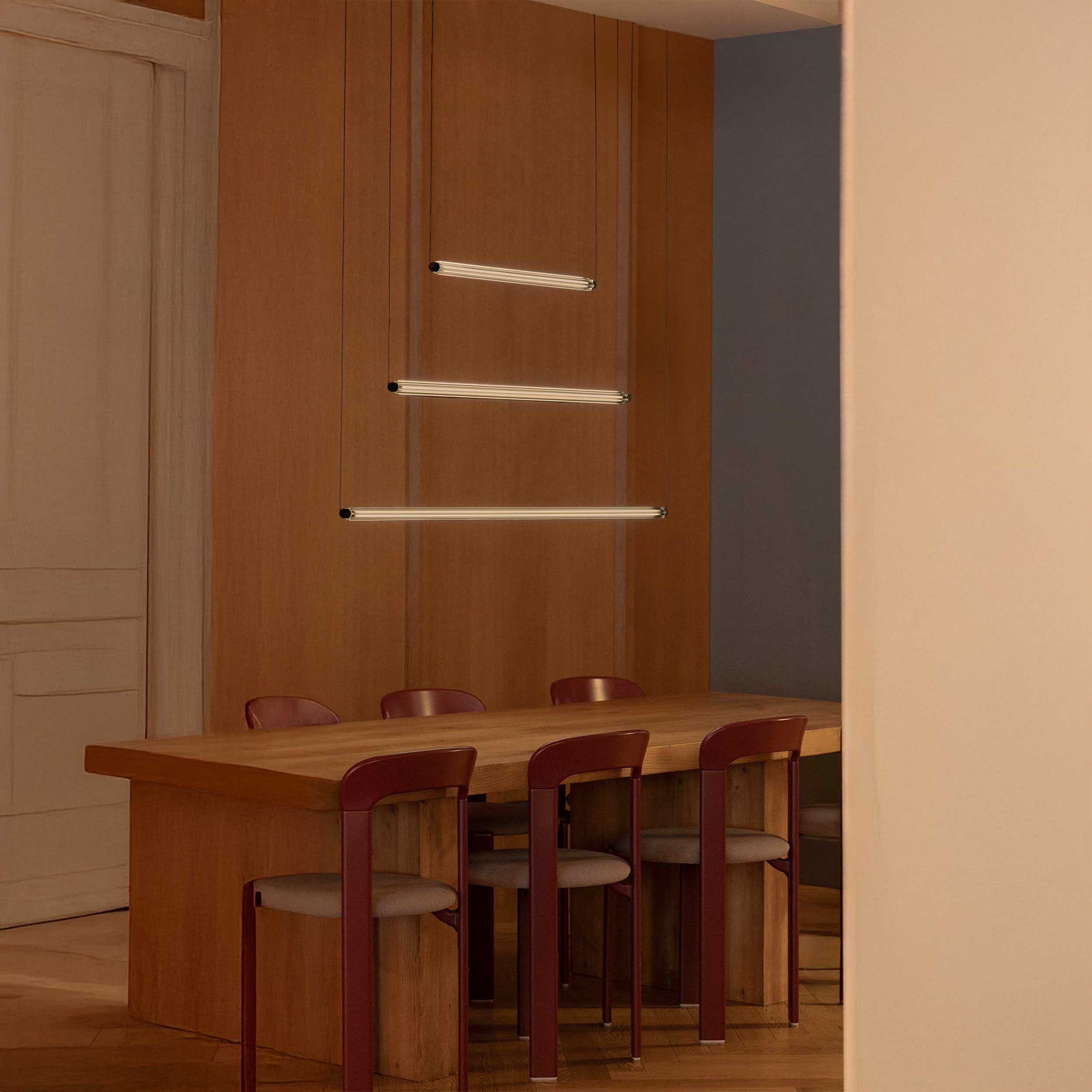 Horizontálne závesné svietidlo Faro Lumina LED 1L