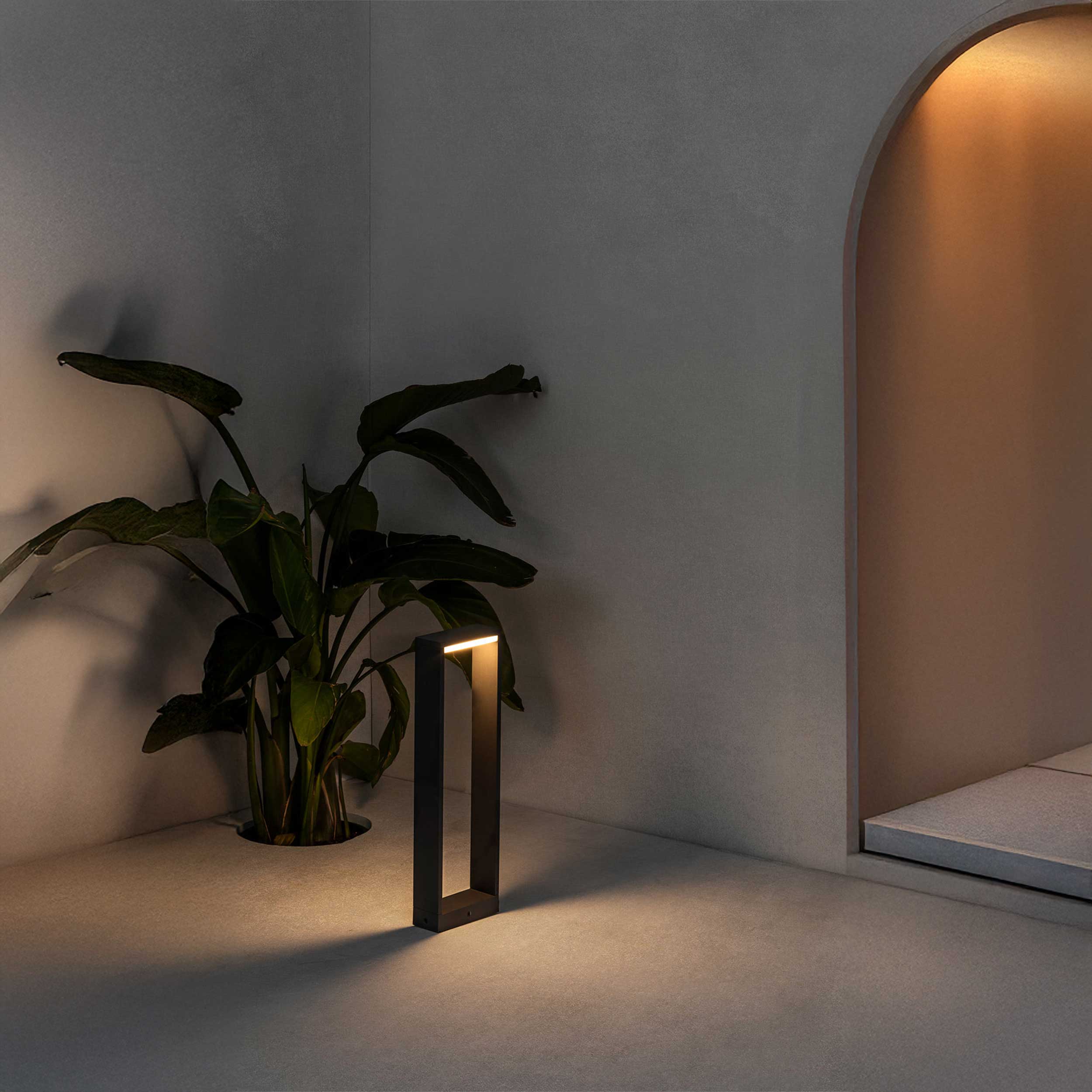 Faro Balic LED stĺpové vonkajšie svietidlo IP65