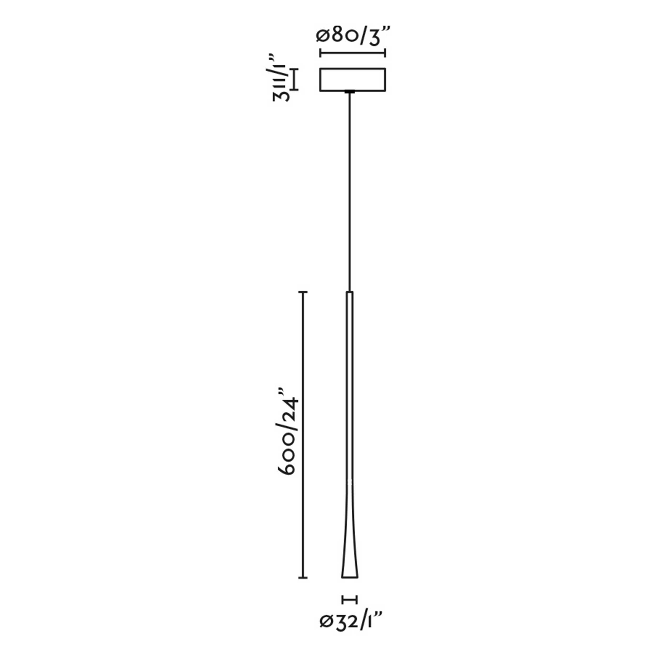 Závesné svietidlo Faro Diana LED