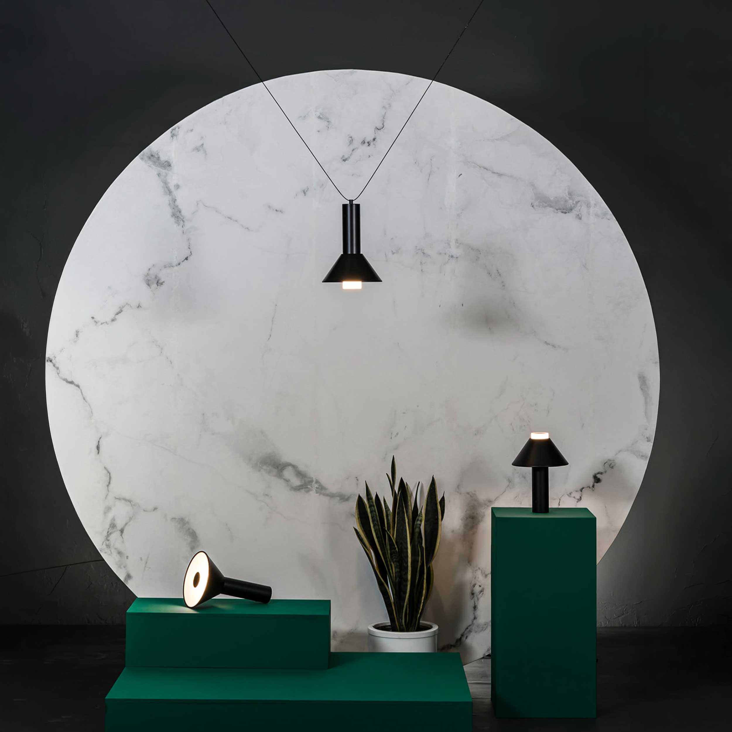 Stolná LED lampa Faro Cata