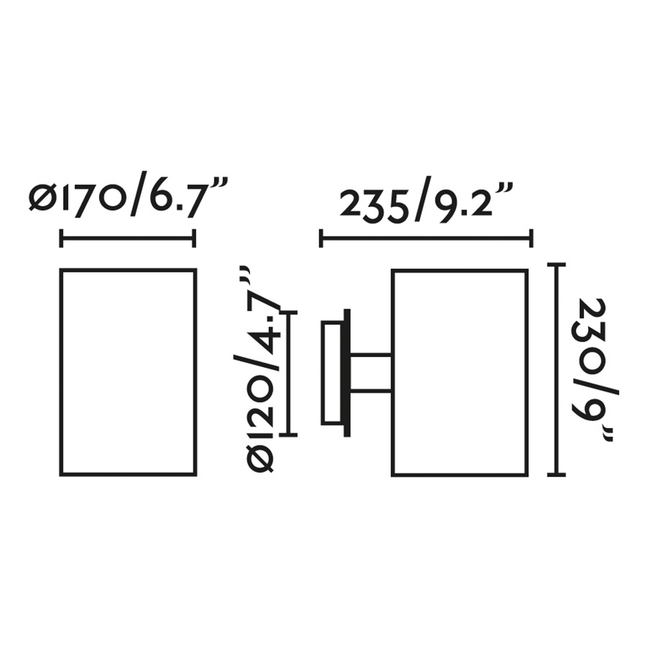 Nástenná lampa Faro Guadalupe E27