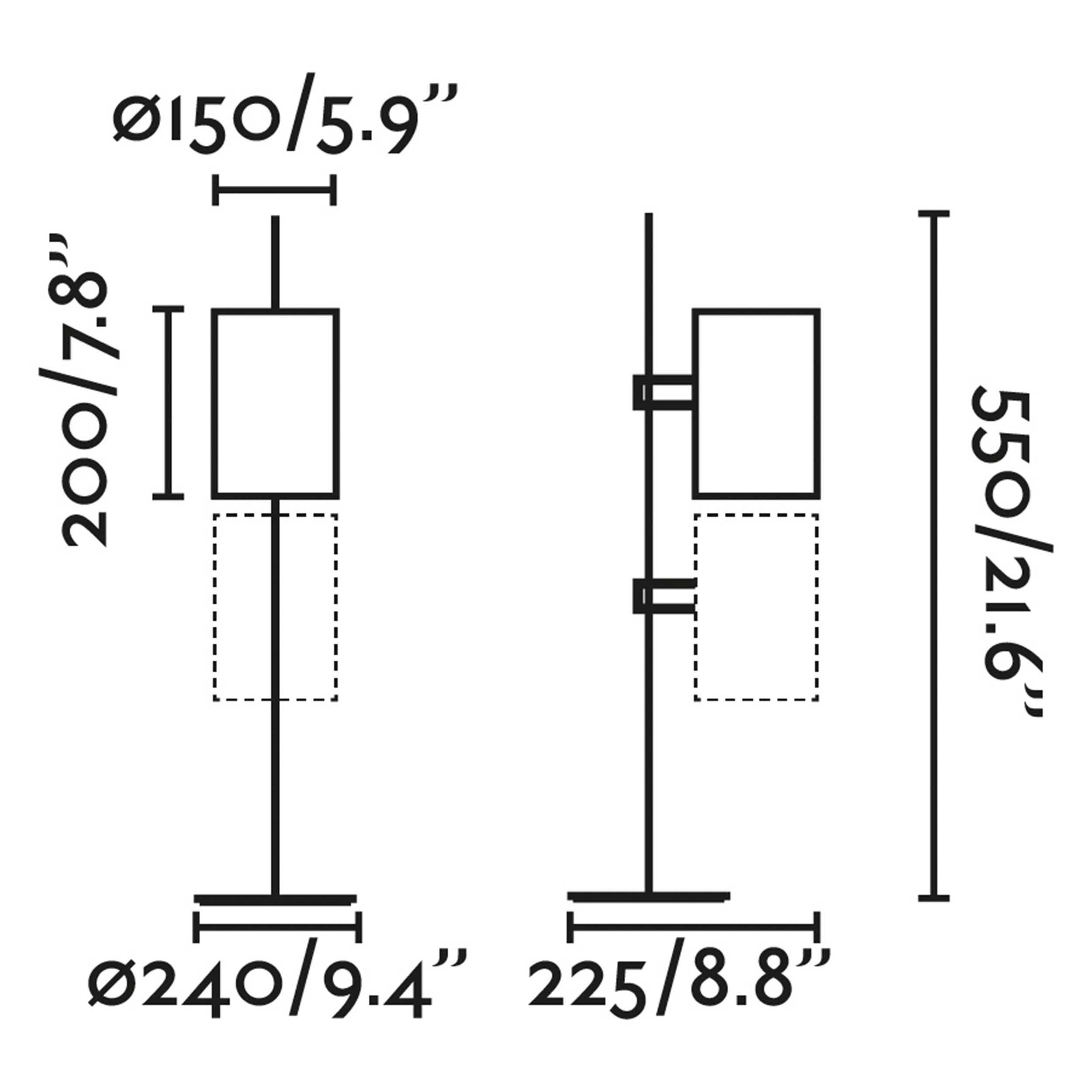 Stolná lampa Faro Guadalupe E27