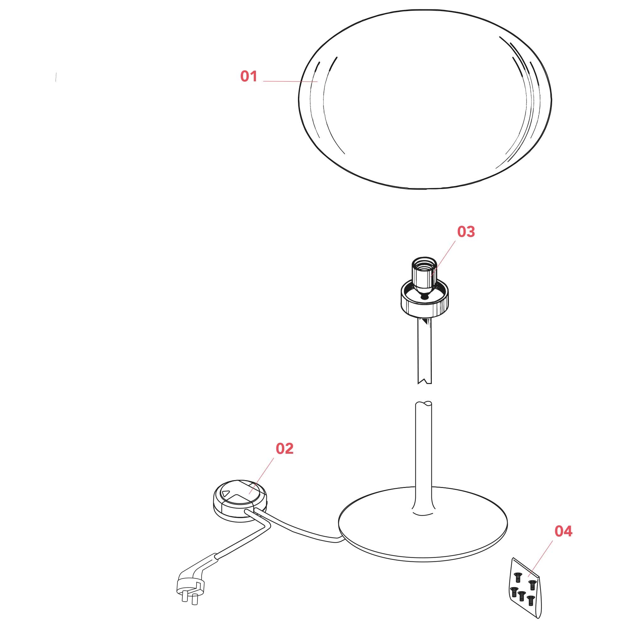 Flos Glo-Ball E27 stojací svítidlo