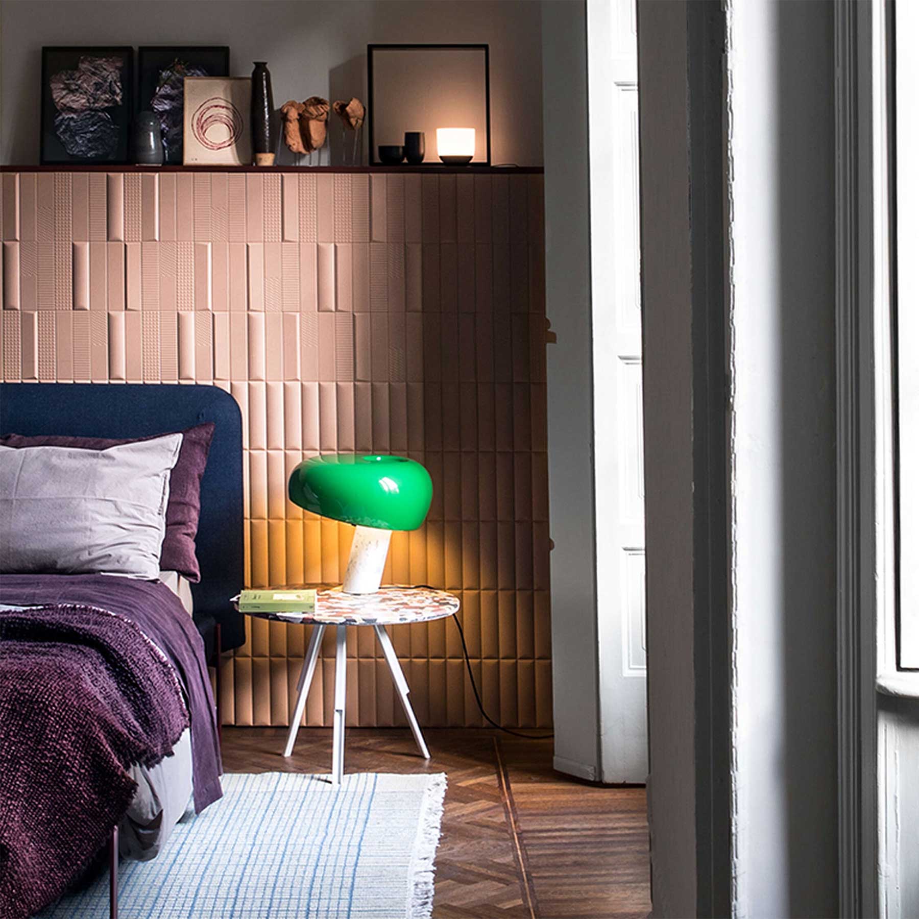 Flos Snoopy E27 stolní mramorové svítidlo