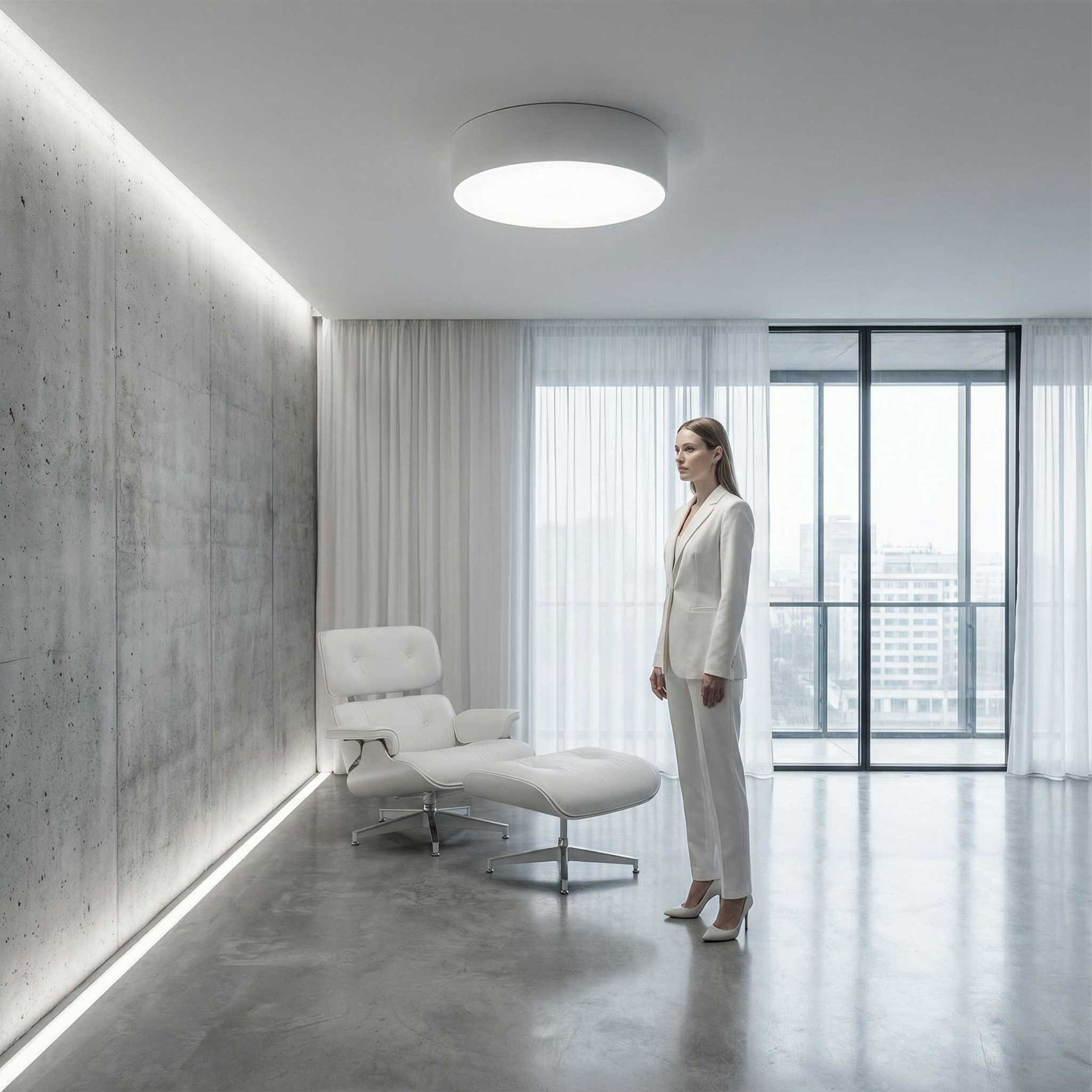 Axio LED kruhové nástenné svietidlo s nastaviteľnou teplotou farby