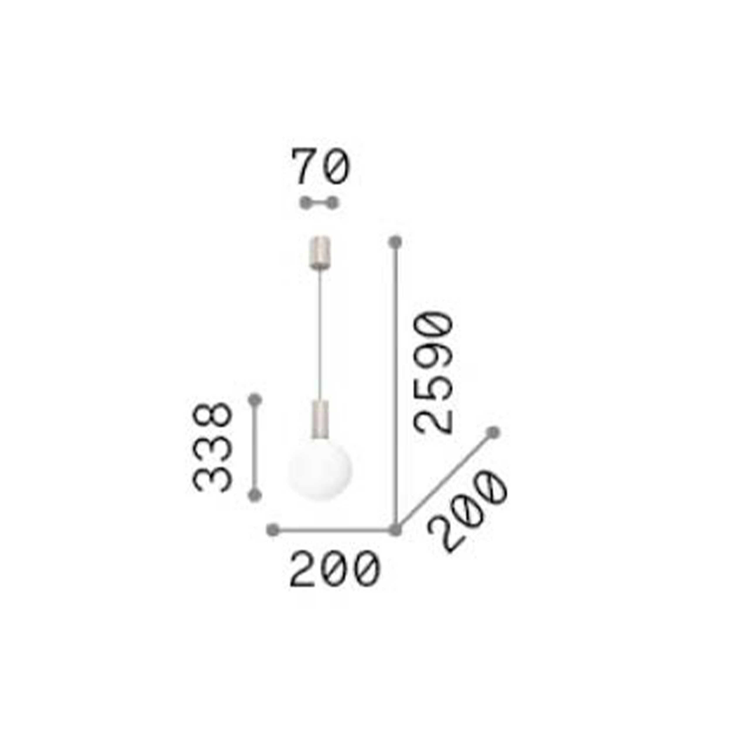 Závesné svietidlo Ideal lux Odeon LED
