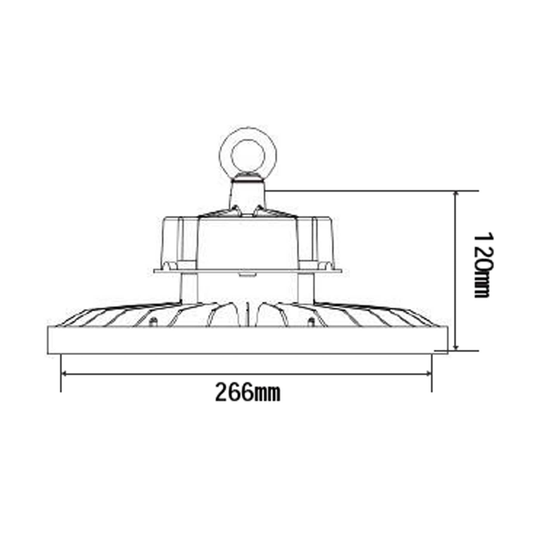 LED UFO průmyslové závěsné svítidlo