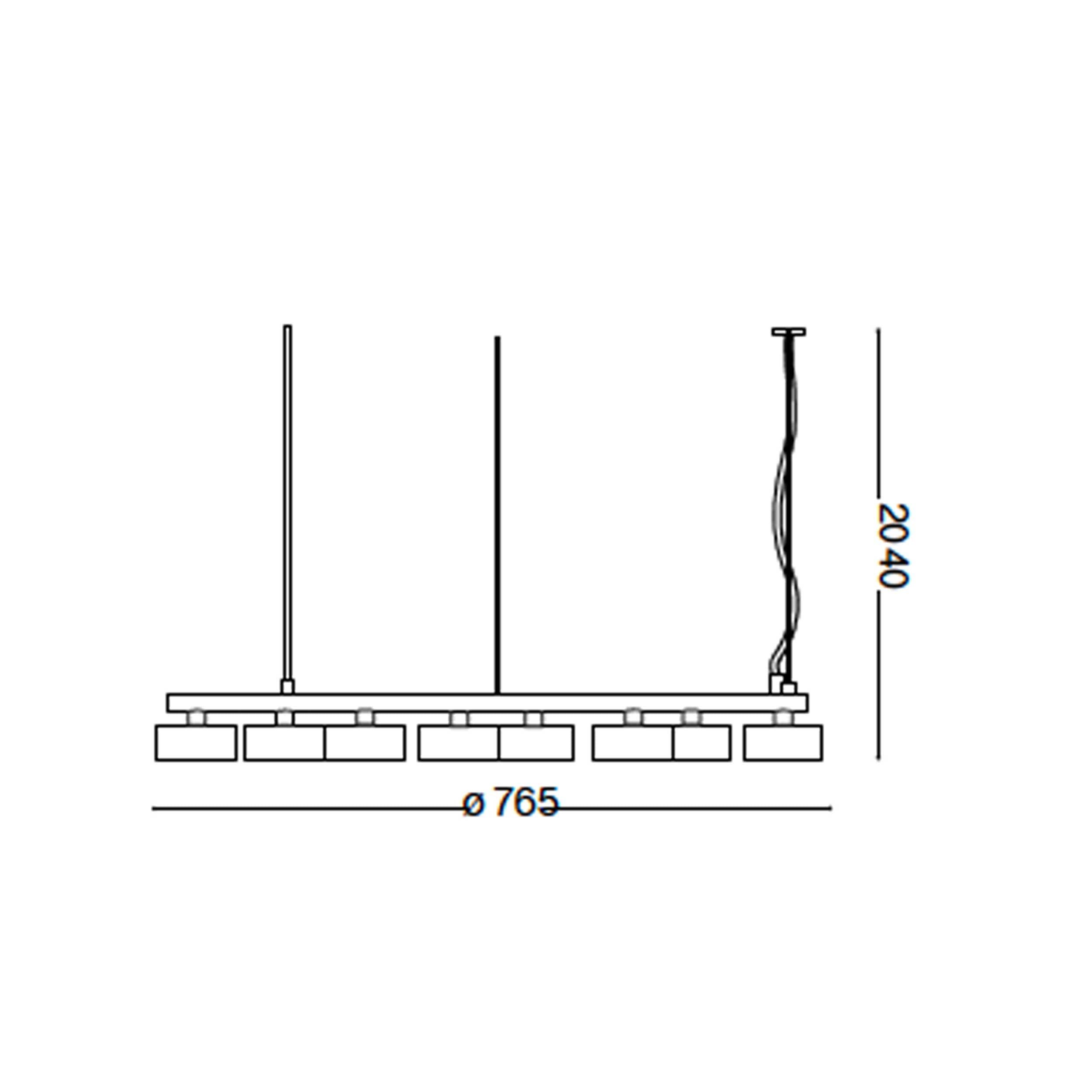 Okrúhle závesné svietidlo Ideal lux Minor GX53