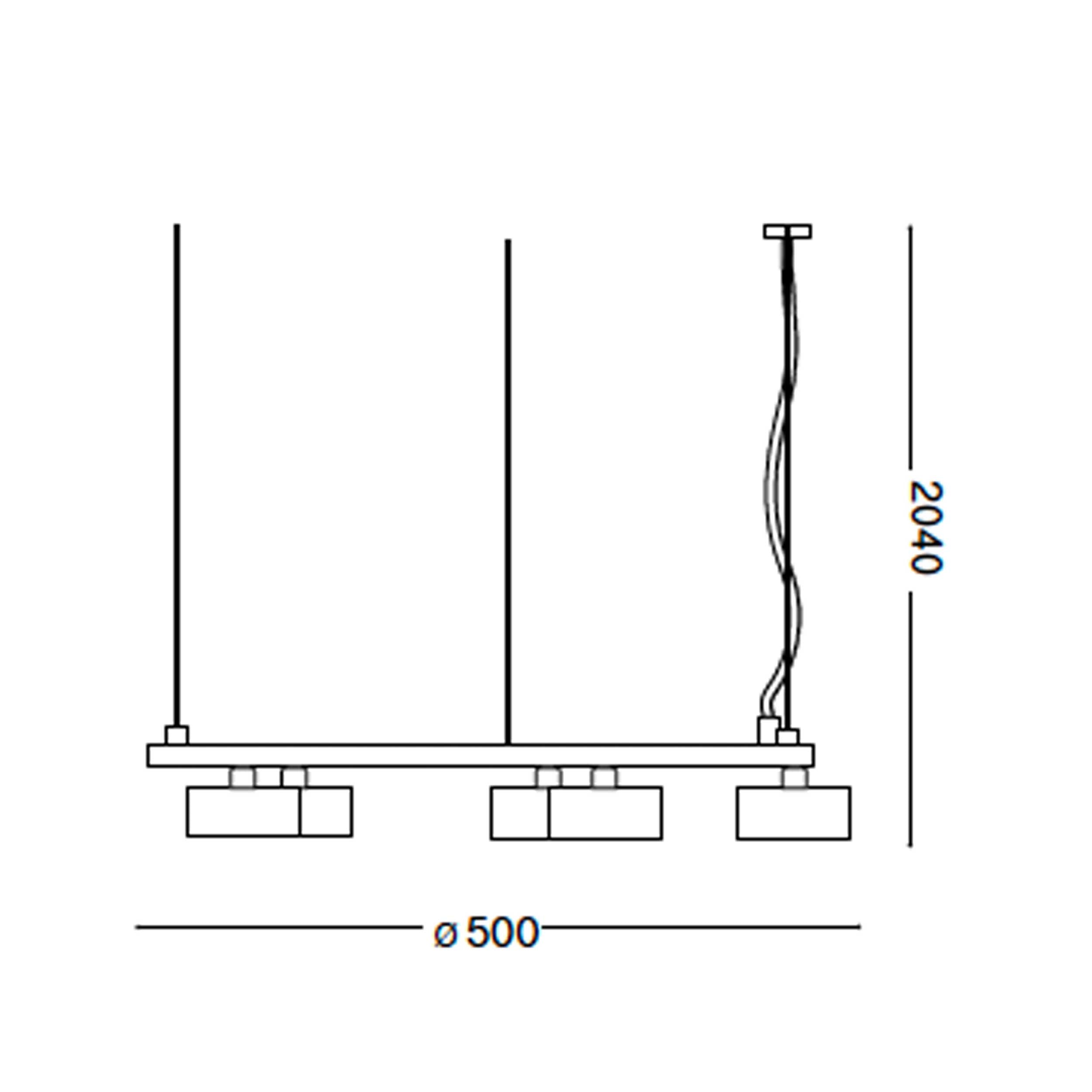 Okrúhle závesné svietidlo Ideal lux Minor GX53