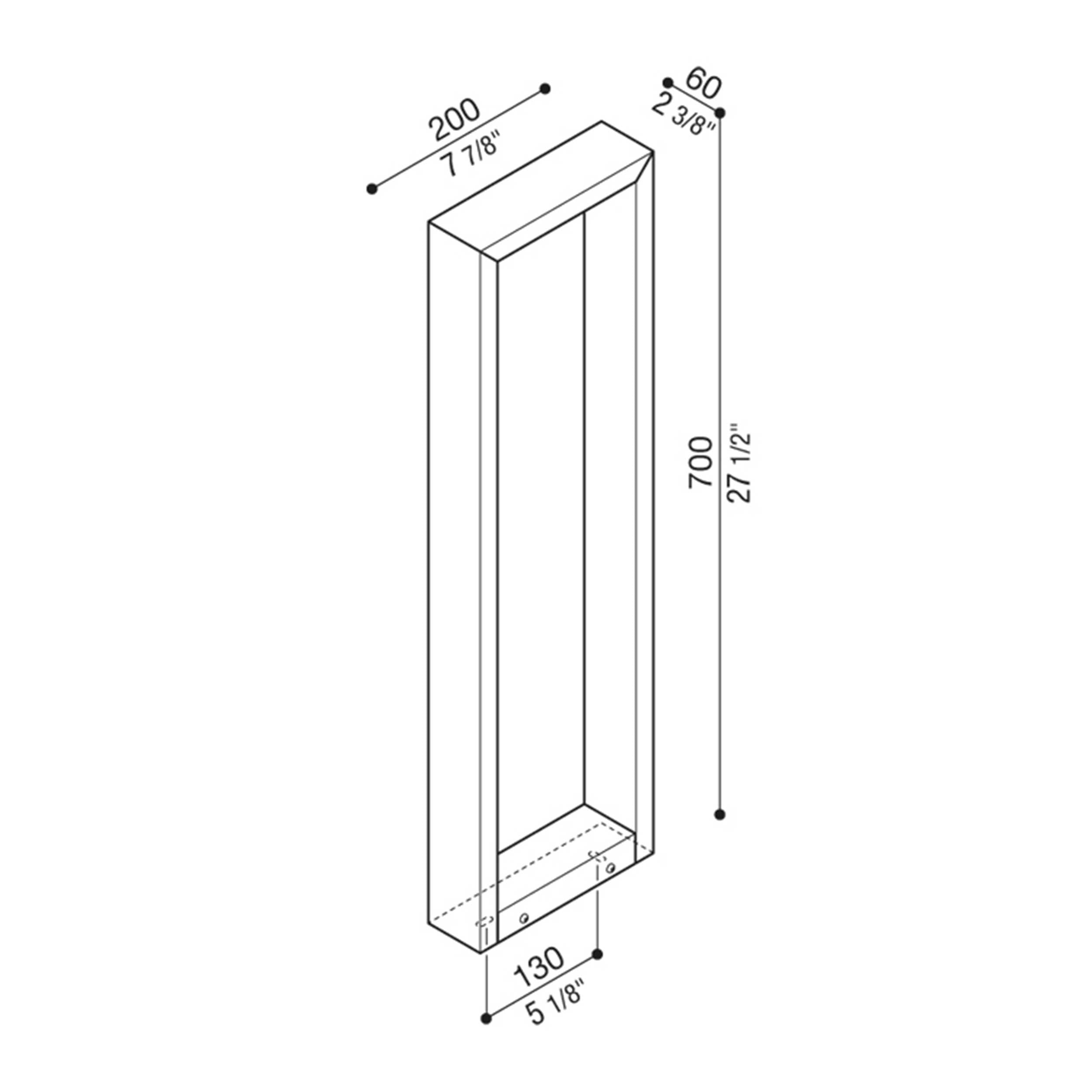 Lombardo Arke LED vonkajšie stĺpové svietidlo IP66 24V