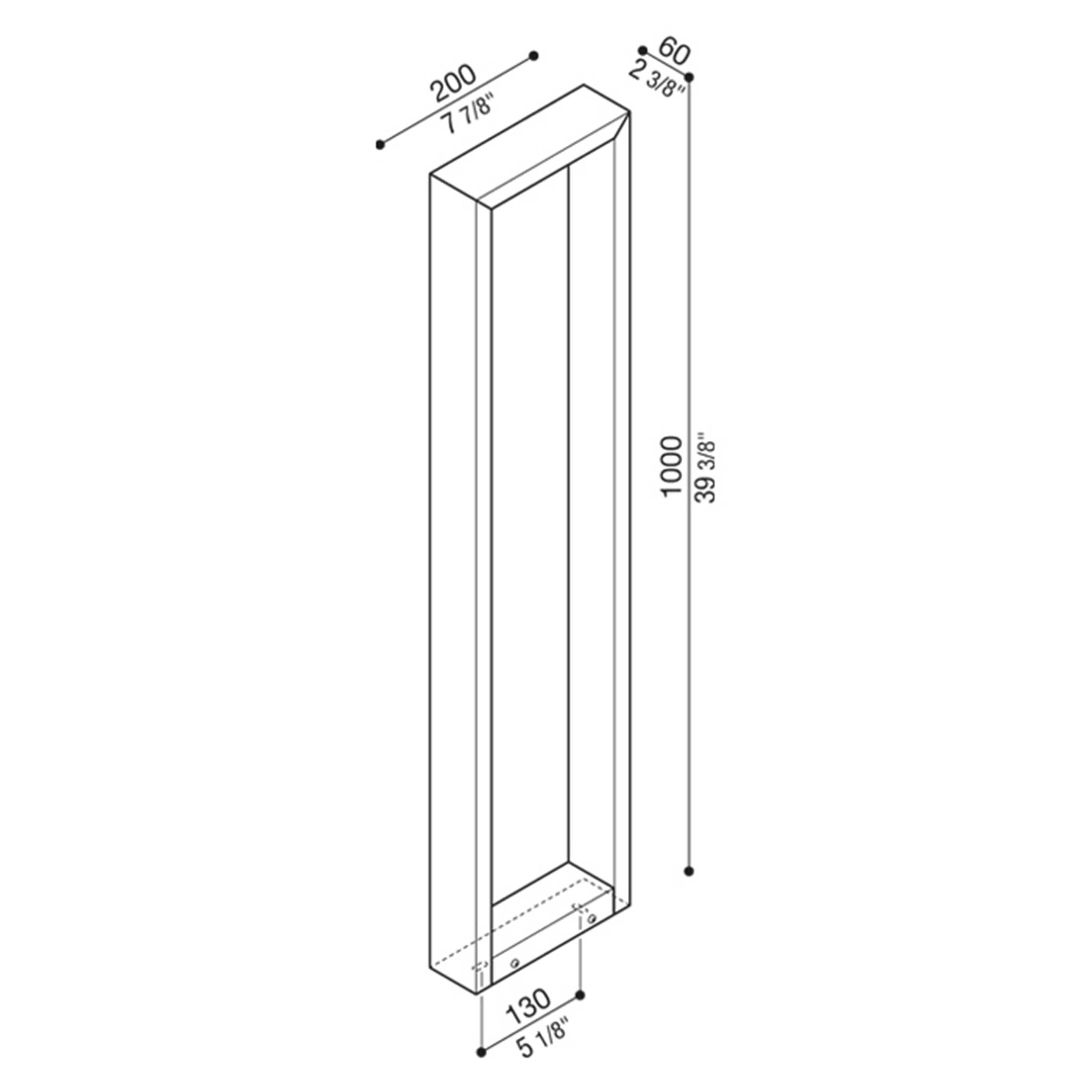 Lombardo Arke LED vonkajšie stĺpové svietidlo IP66 24V