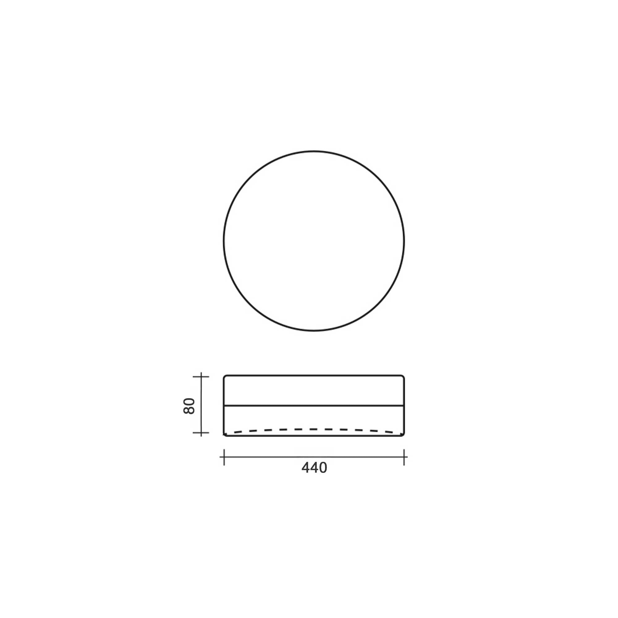 Lucis Nomia LED přisazené svítidlo