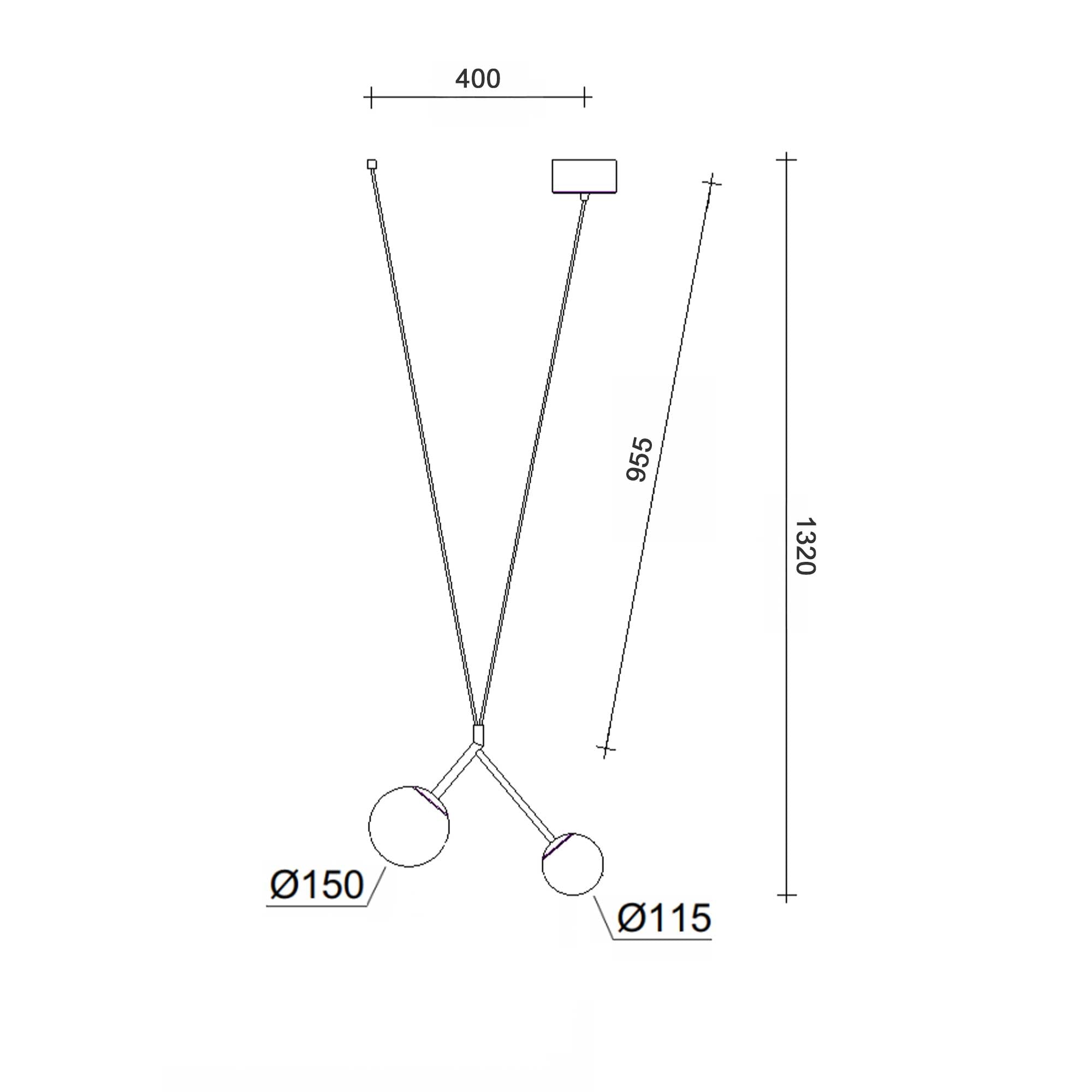 Lucis ZED LED závěsné svítidlo