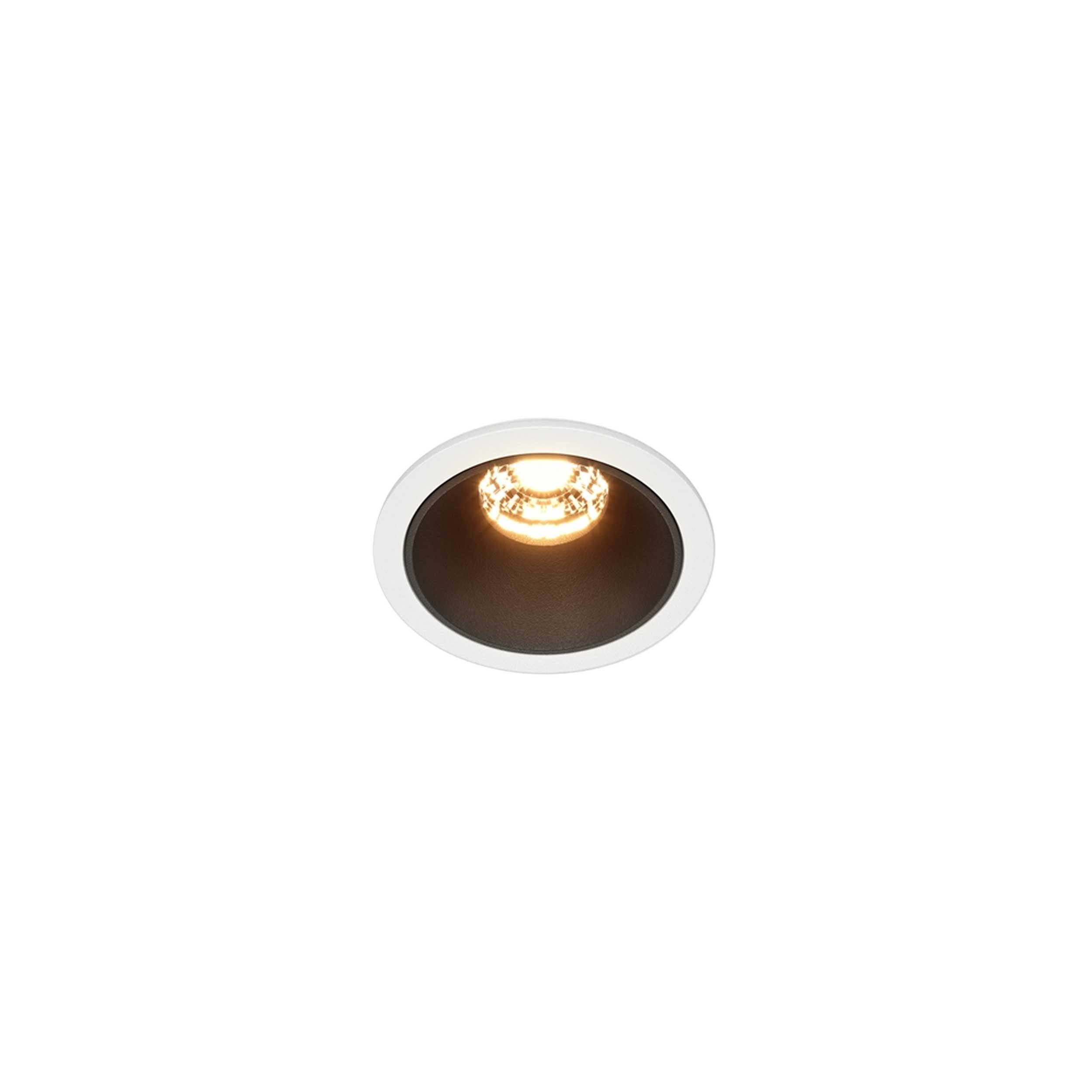 Maytoni downlight Alfa LED 36° zapustené kruhové svietidlo čierne
