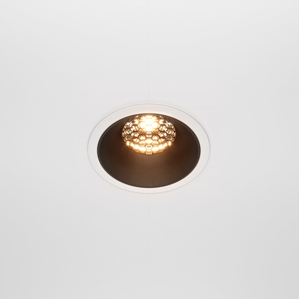 Maytoni downlight Alfa LED 36° zapustené kruhové svietidlo čierne