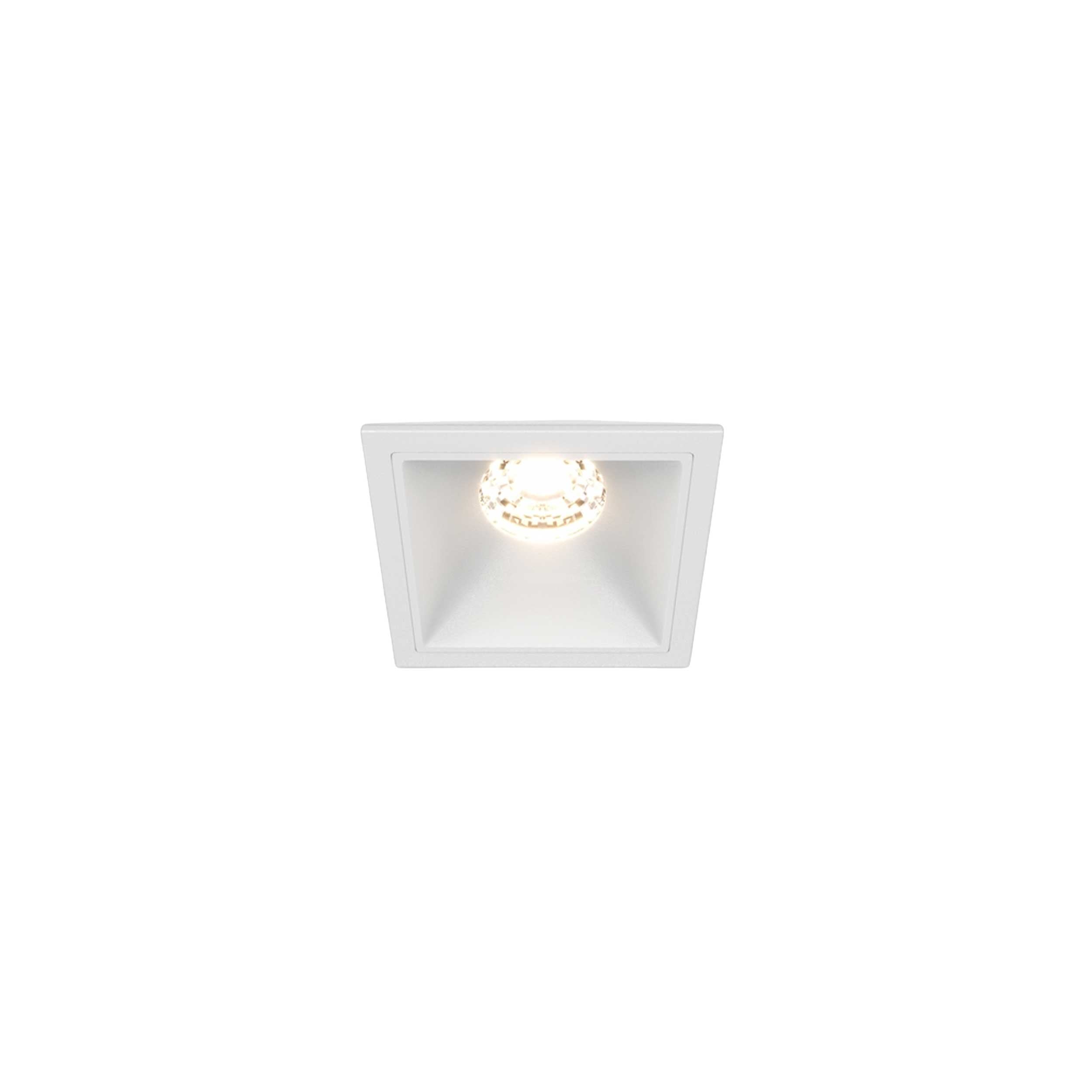 Maytoni downlight Alfa LED 10W 36° zapustené štvorcové svietidlo biele