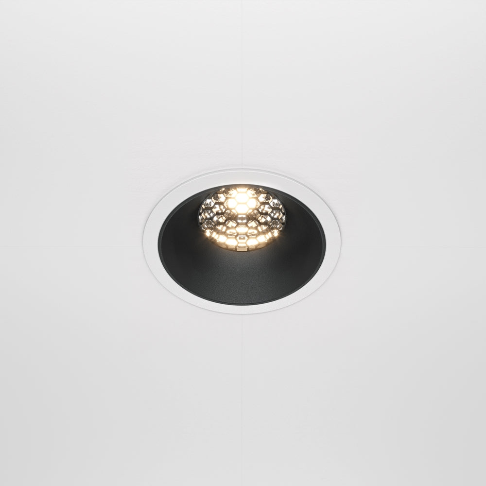 Maytoni downlight Alfa LED 36° zapustené kruhové svietidlo čierne
