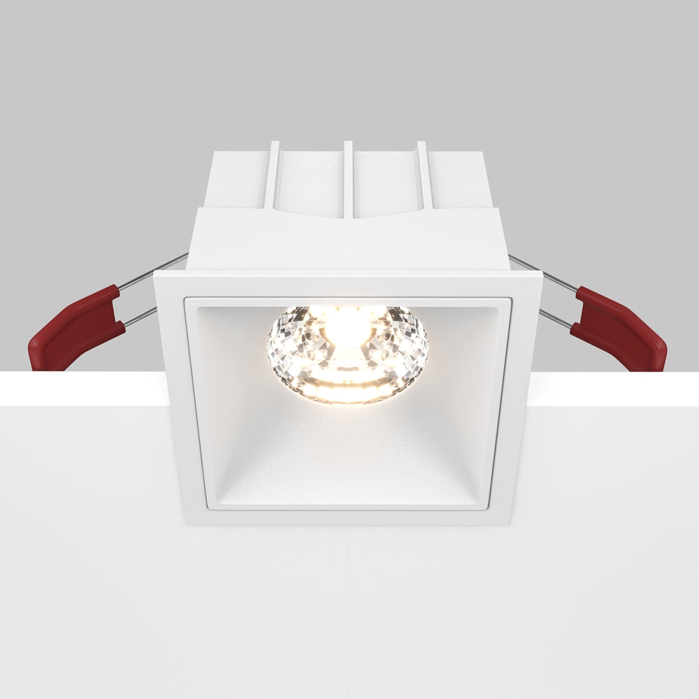 Maytoni downlight Alfa LED 15W 36° zapustené štvorcové svietidlo biele