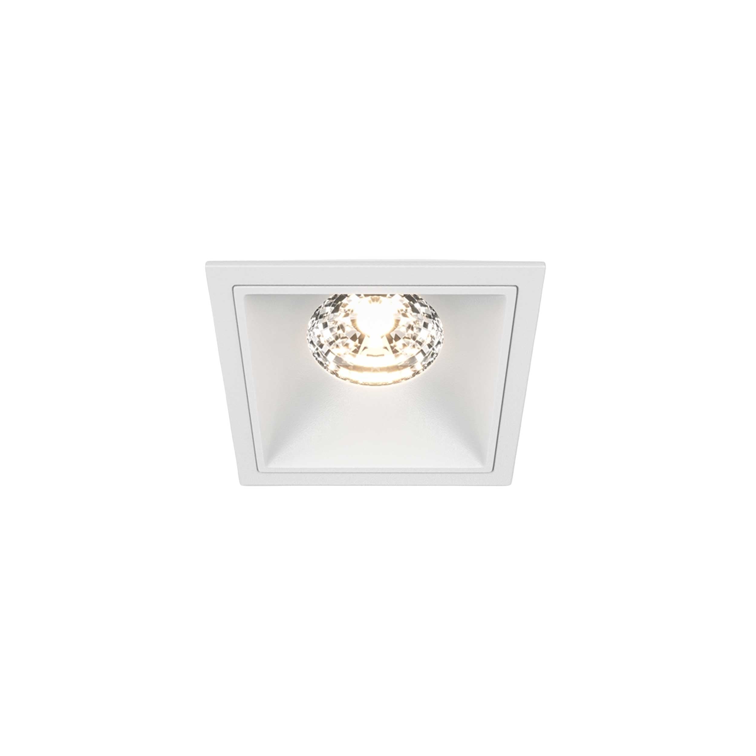 Maytoni downlight Alfa LED 15W 36° zapustené štvorcové svietidlo biele