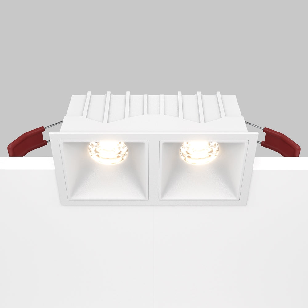 Maytoni downlight Alfa LED 10W 36° zapustené štvorcové svietidlo biele