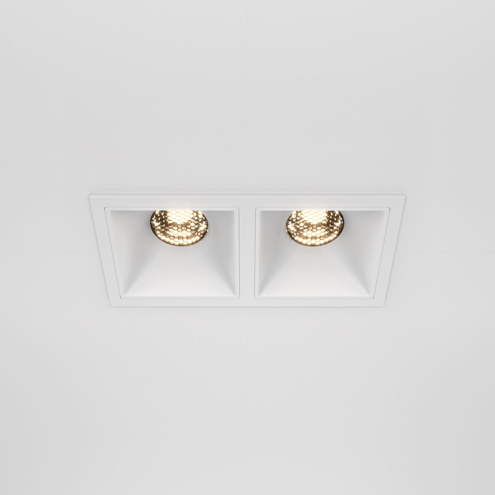 Maytoni downlight Alfa LED 10W 36° zapustené štvorcové svietidlo biele